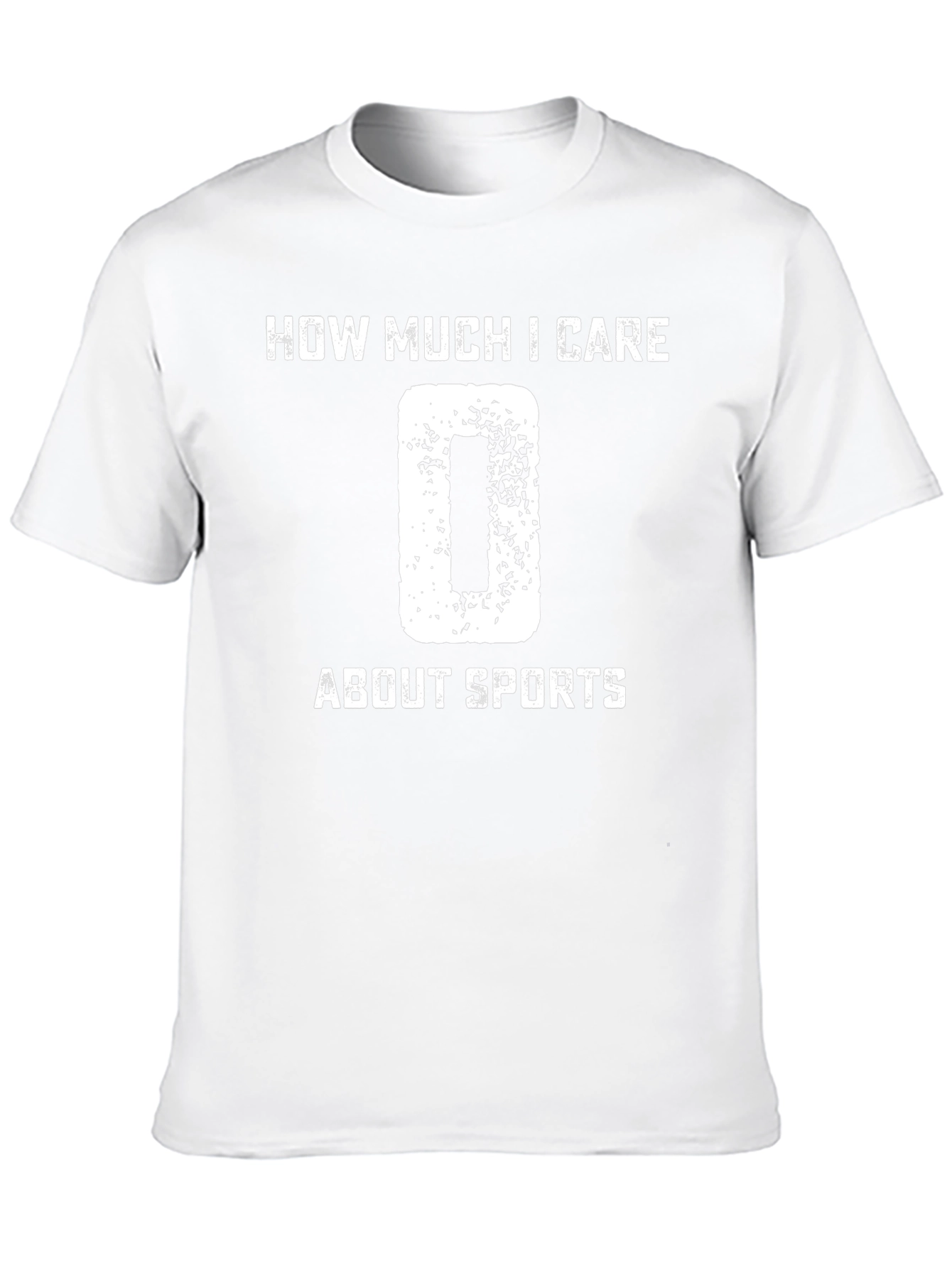 Funny How Much I Care About Sports T-Shirt