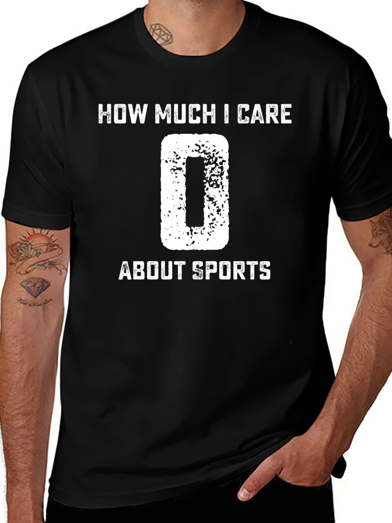Funny How Much I Care About Sports T-Shirt