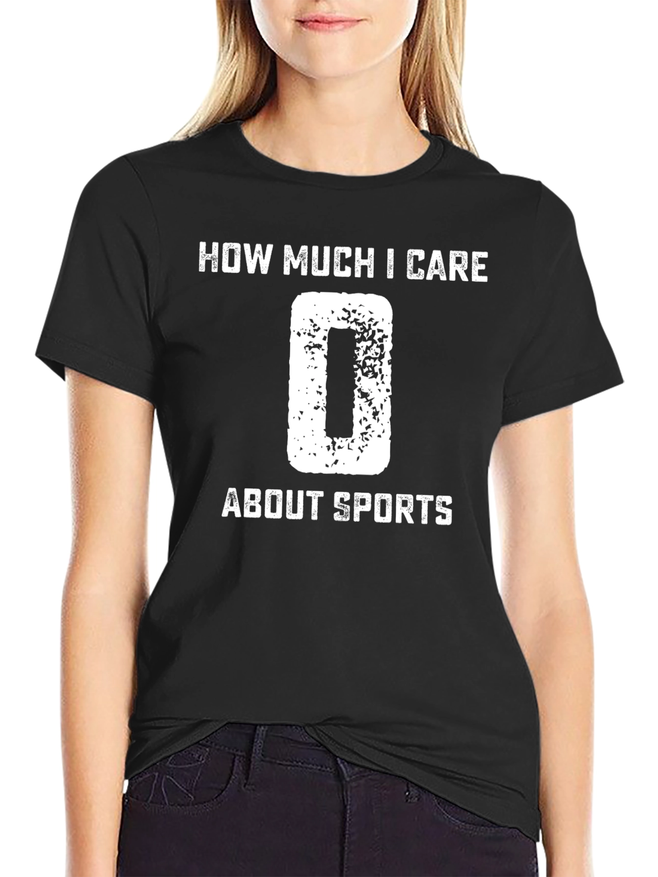 Funny How Much I Care About Sports T-Shirt