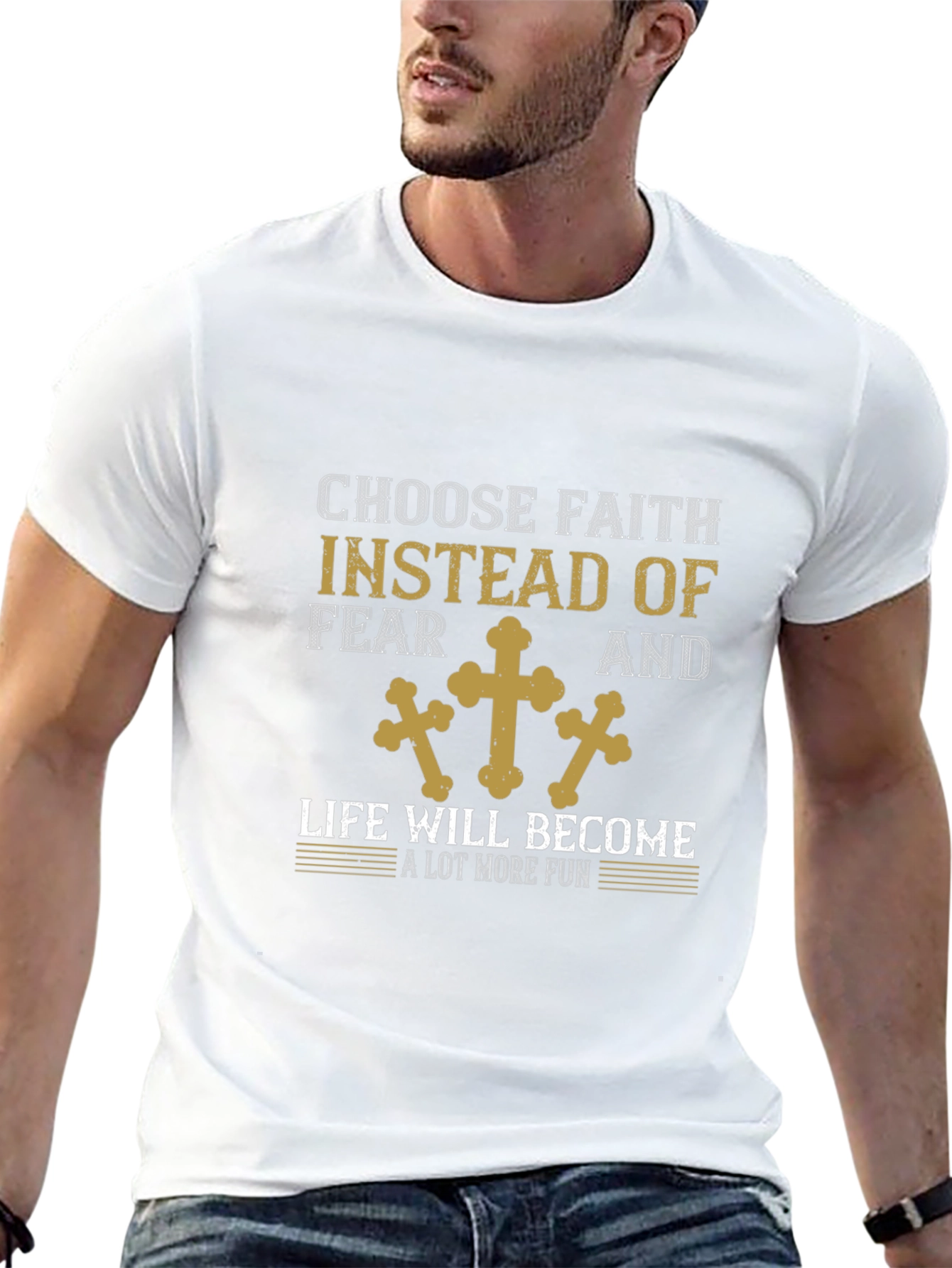 Choose Faith T-Shirt - Inspirational Christian Apparel