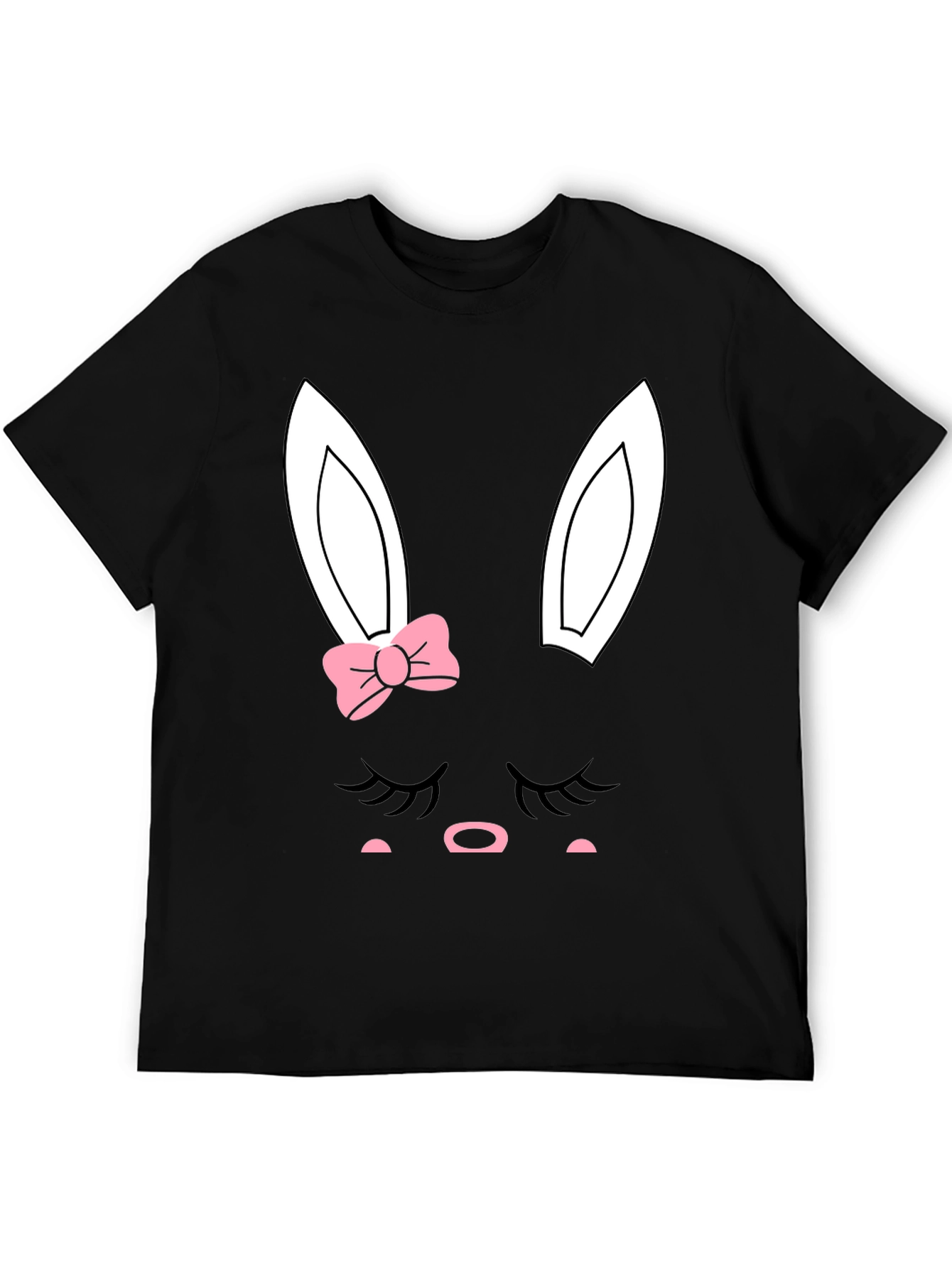 Cute Easter Bunny Face Graphic Tee