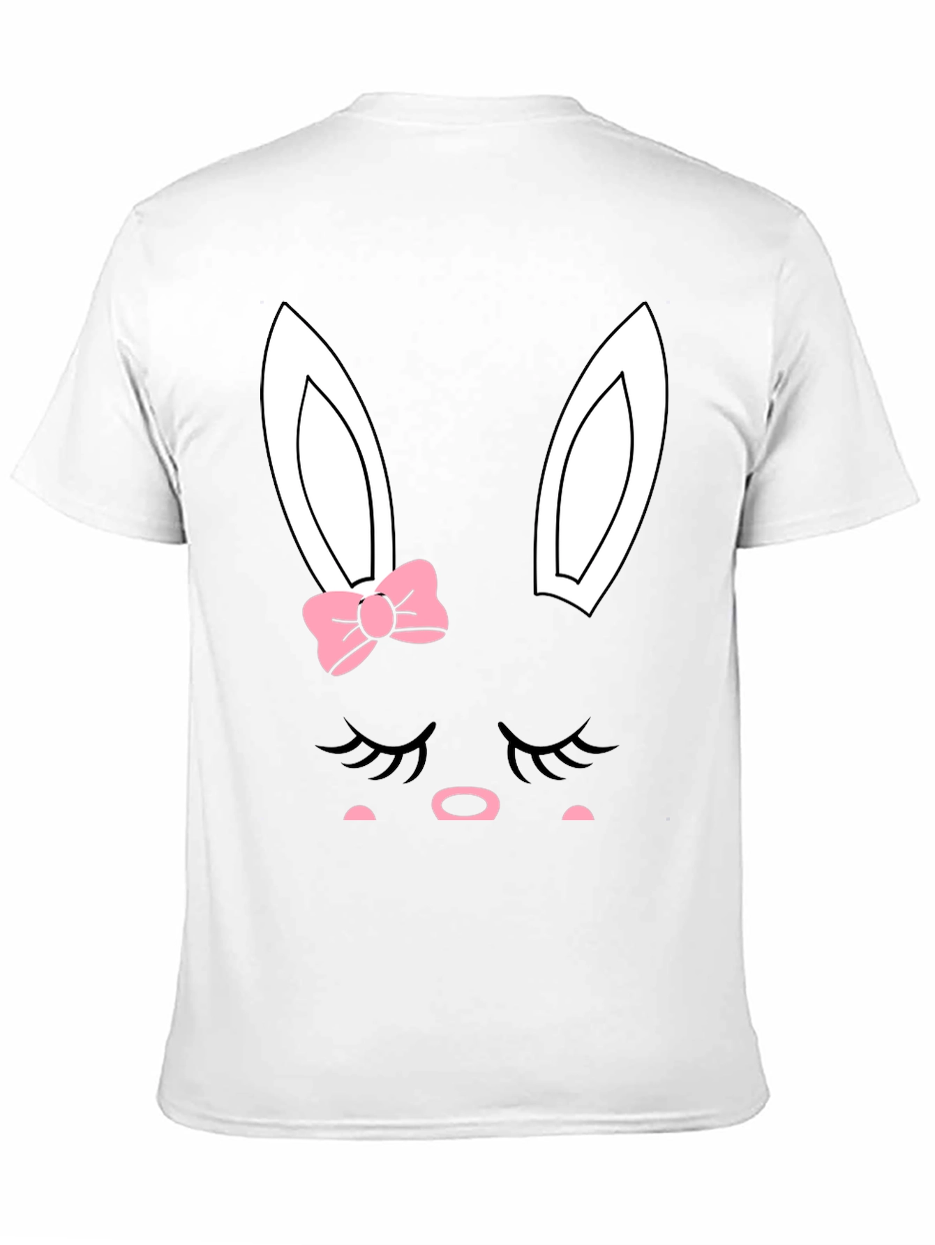 Cute Easter Bunny Face Graphic Tee