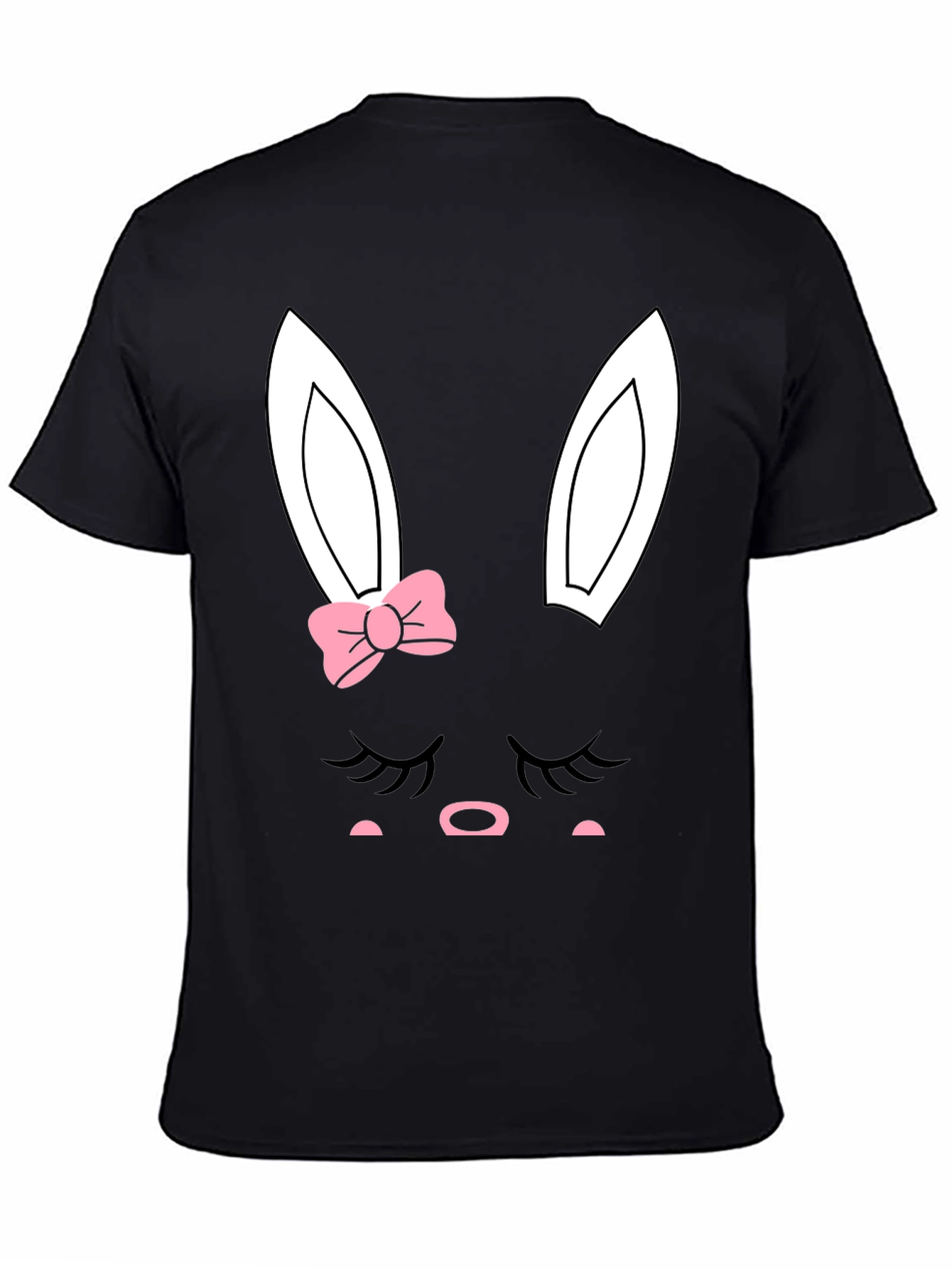 Cute Easter Bunny Face Graphic Tee