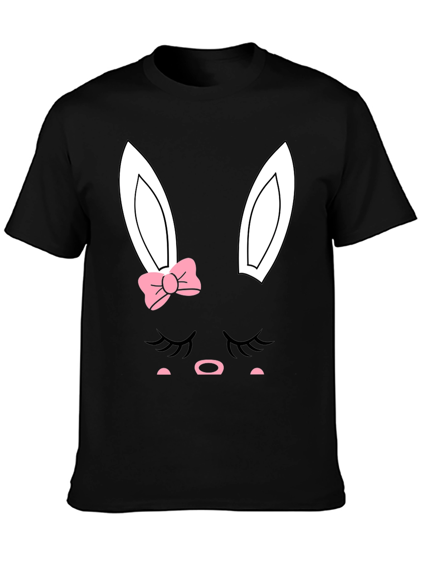 Cute Easter Bunny Face Graphic Tee