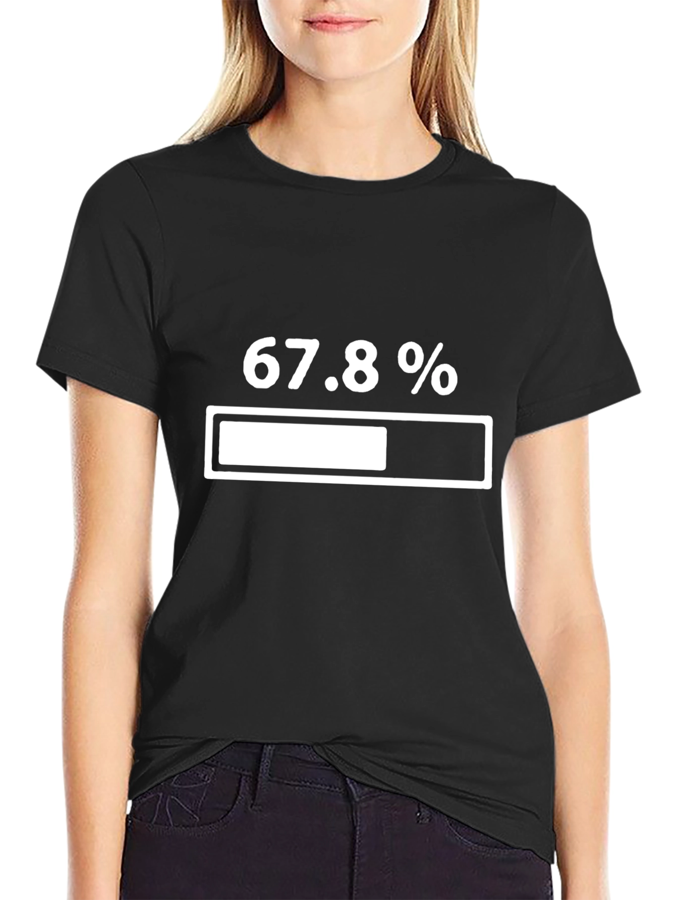 67.8% Loading Black T-Shirt for Everyday Wear