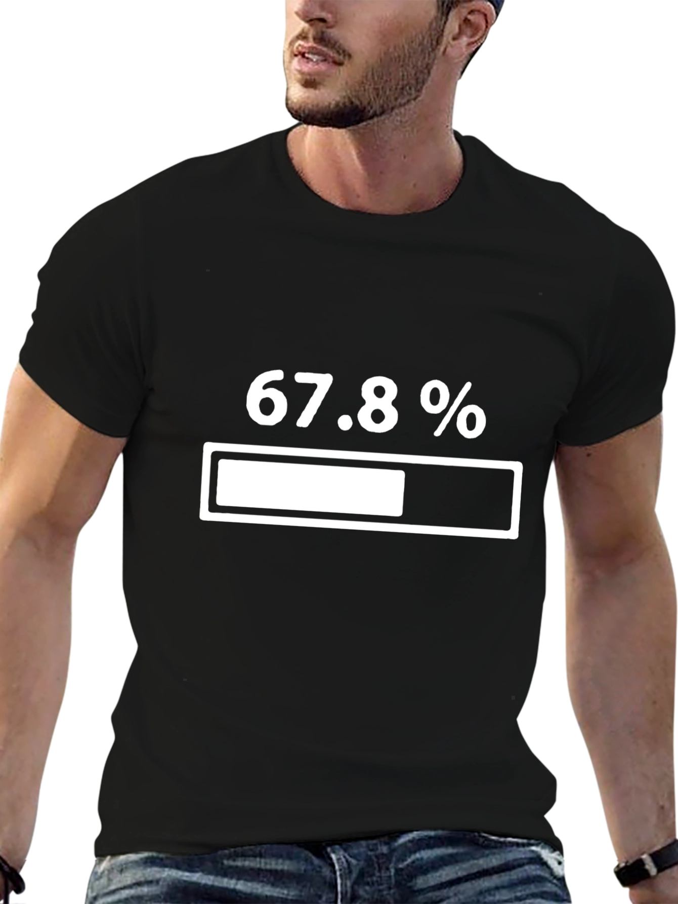 67.8% Loading Black T-Shirt for Everyday Wear