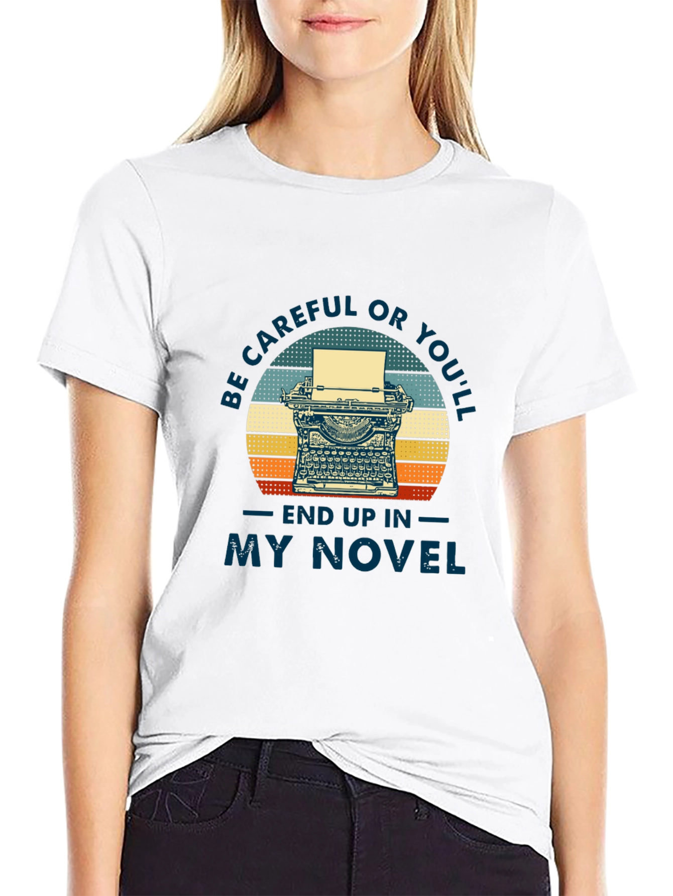 Writers Novel T-Shirt - Be Careful