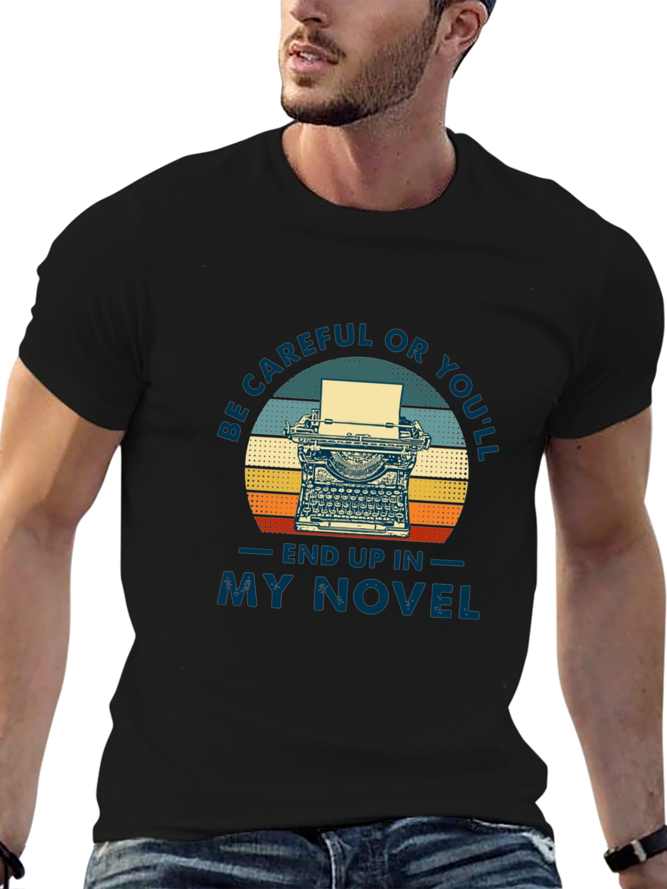 Writers Novel T-Shirt - Be Careful