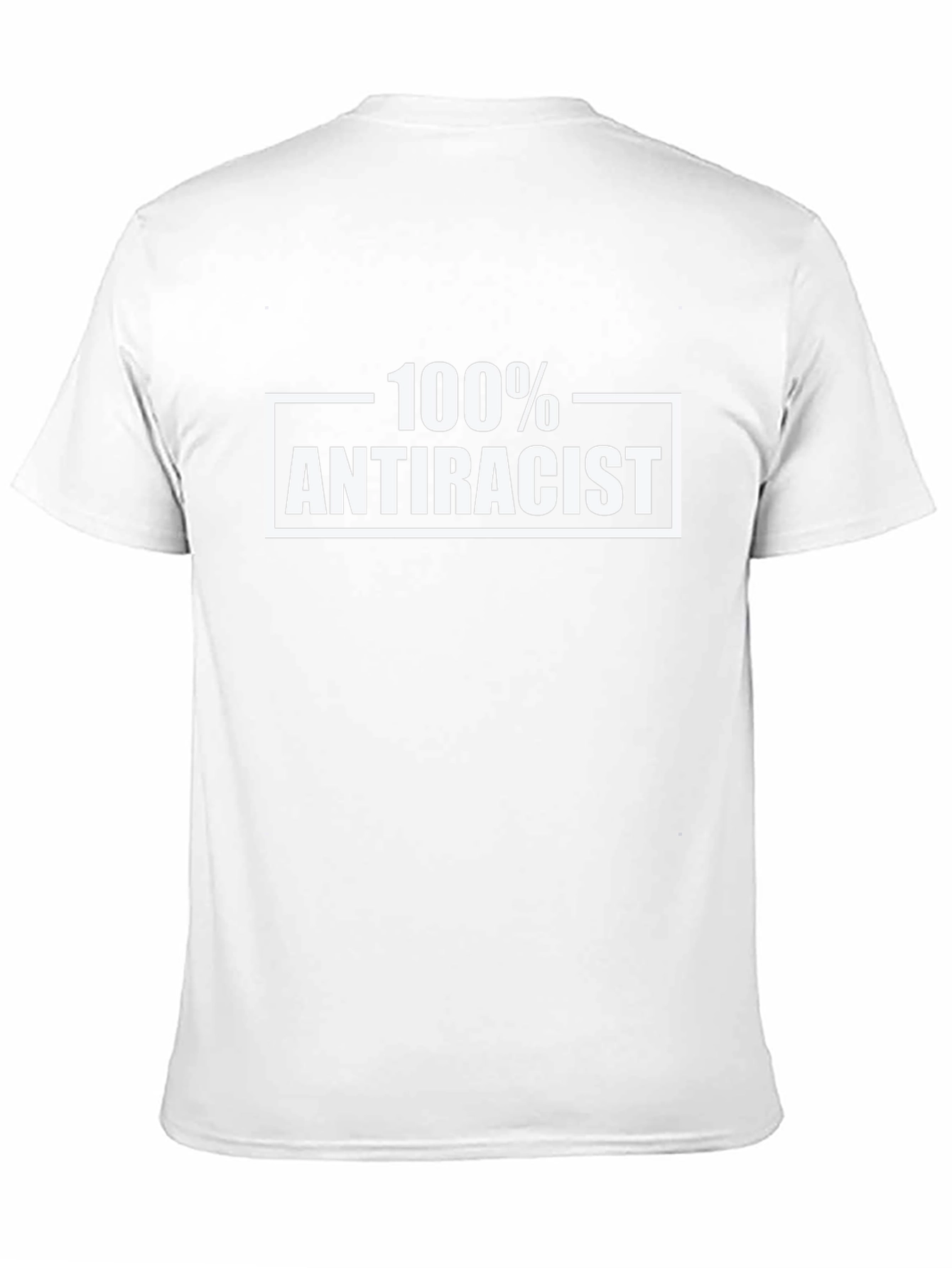 100% Antiracist Graphic T-Shirt - Black