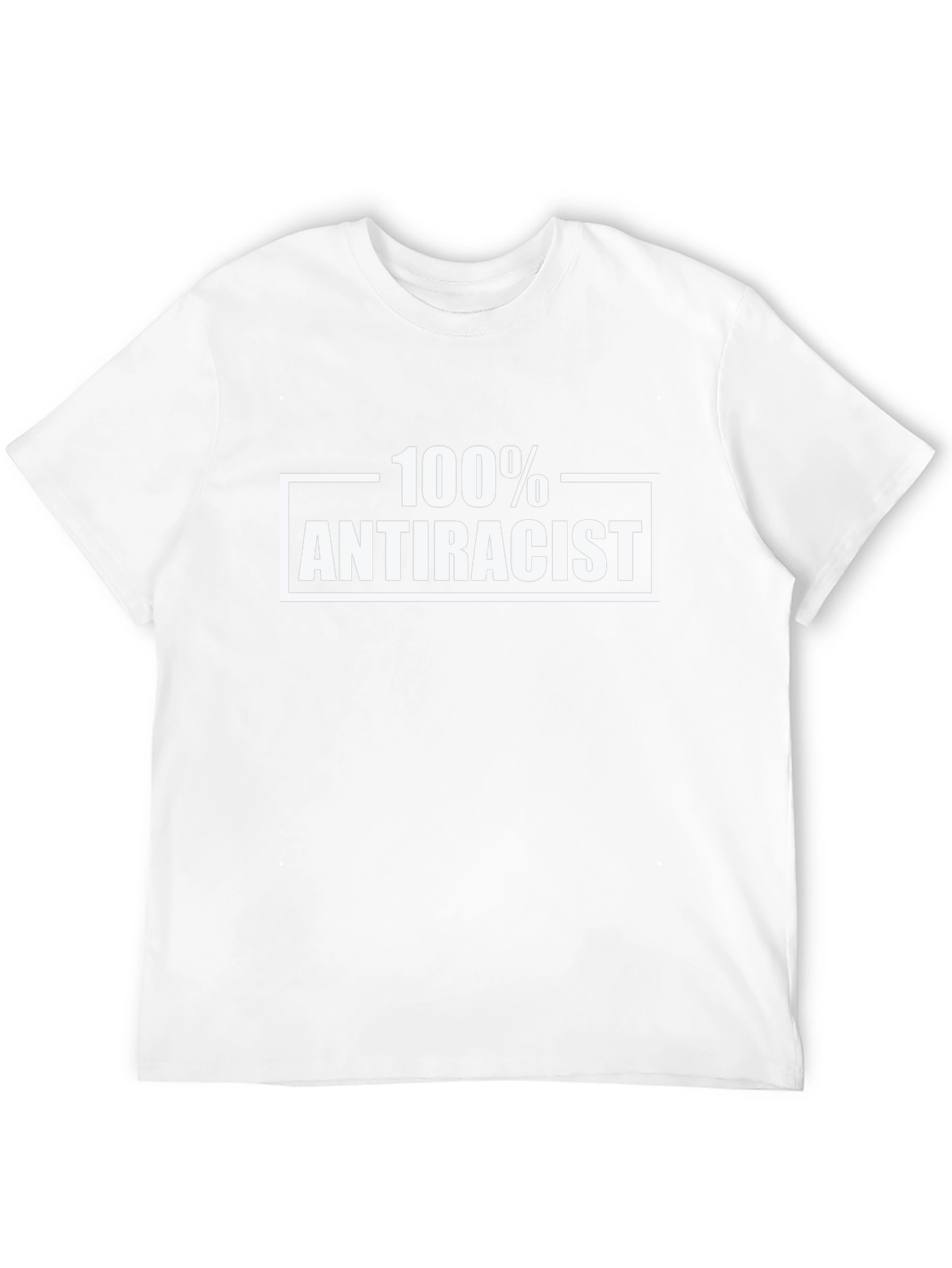 100% Antiracist Graphic T-Shirt - Black