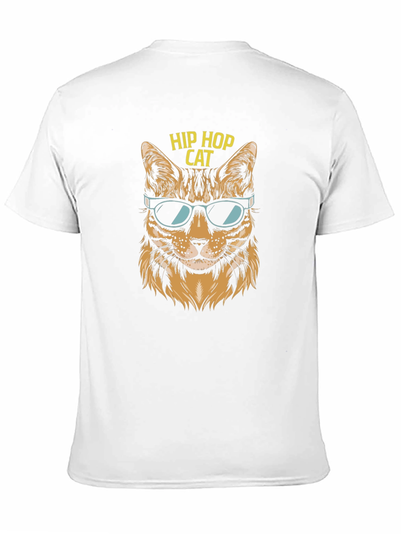Hip Hop Cat T-Shirt - Cool Graphic Tee