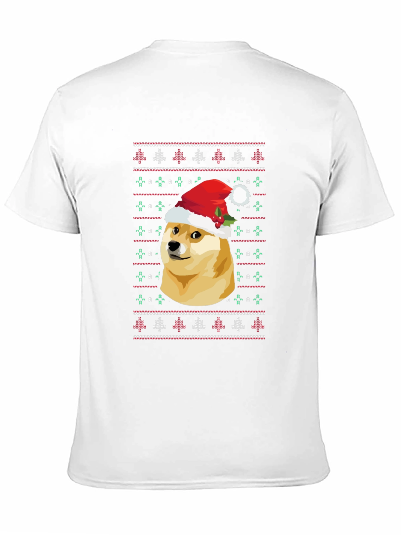Dogecoin Christmas Sweater Graphic T-Shirt