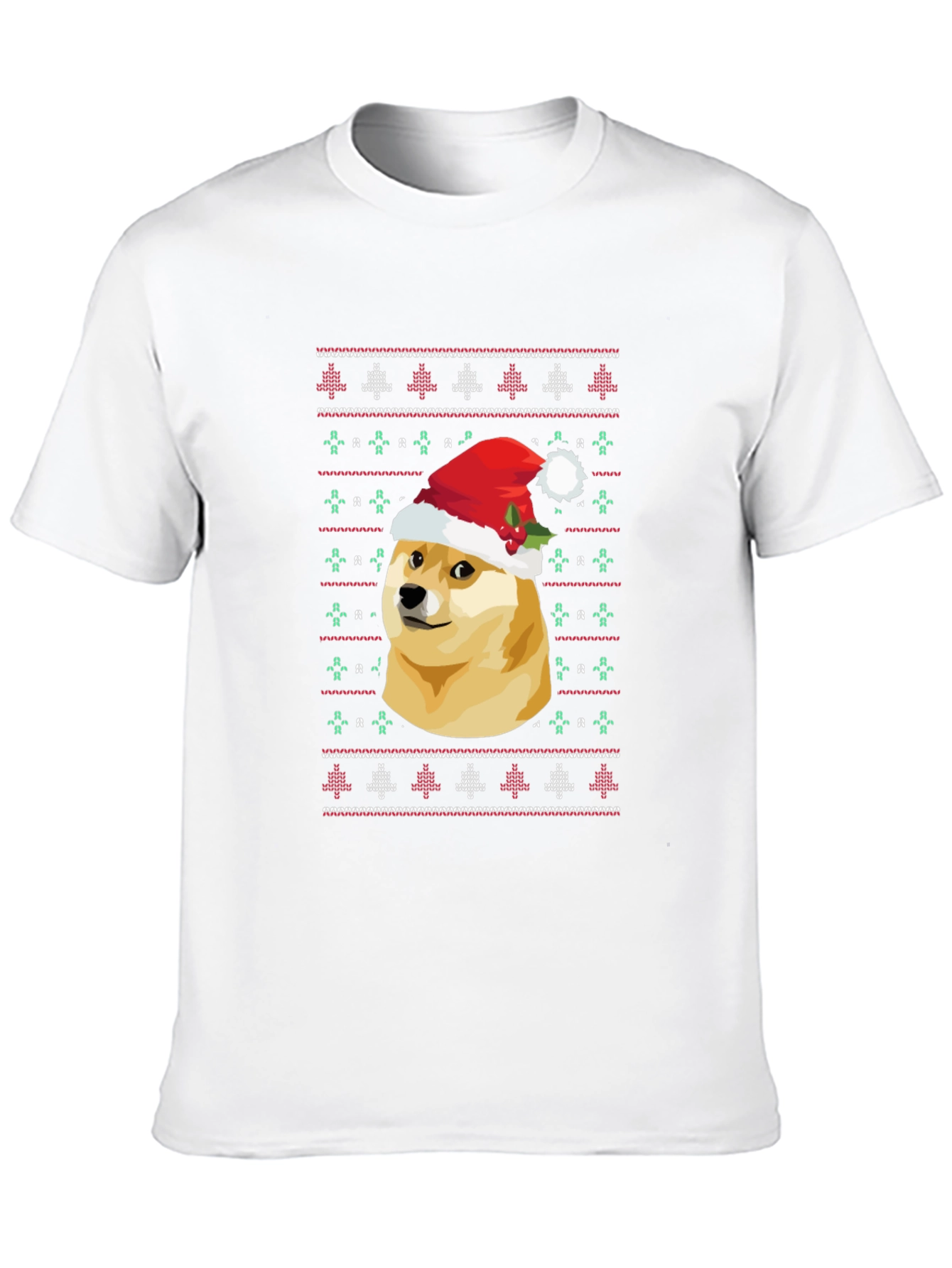 Dogecoin Christmas Sweater Graphic T-Shirt
