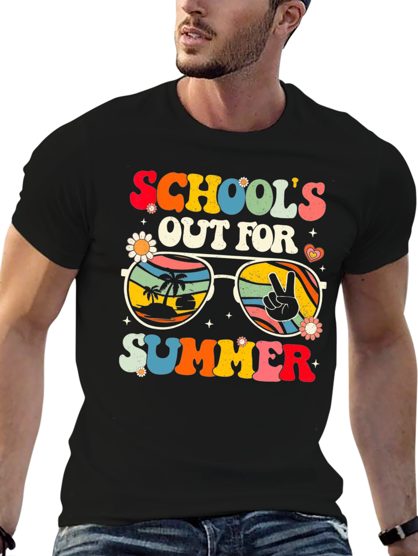 Retro Schools Out For Summer Graphic Tee