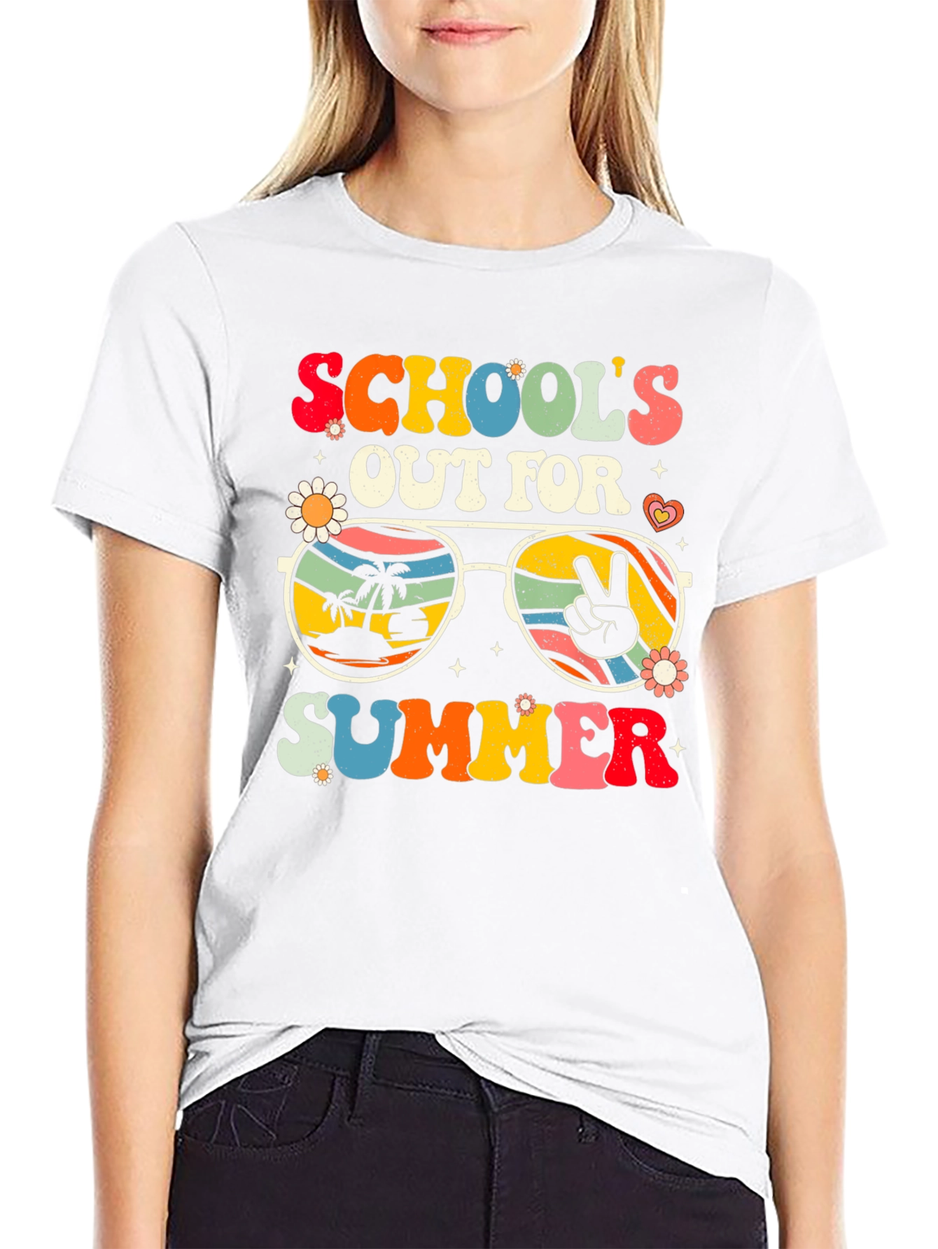 Retro Schools Out For Summer Graphic Tee