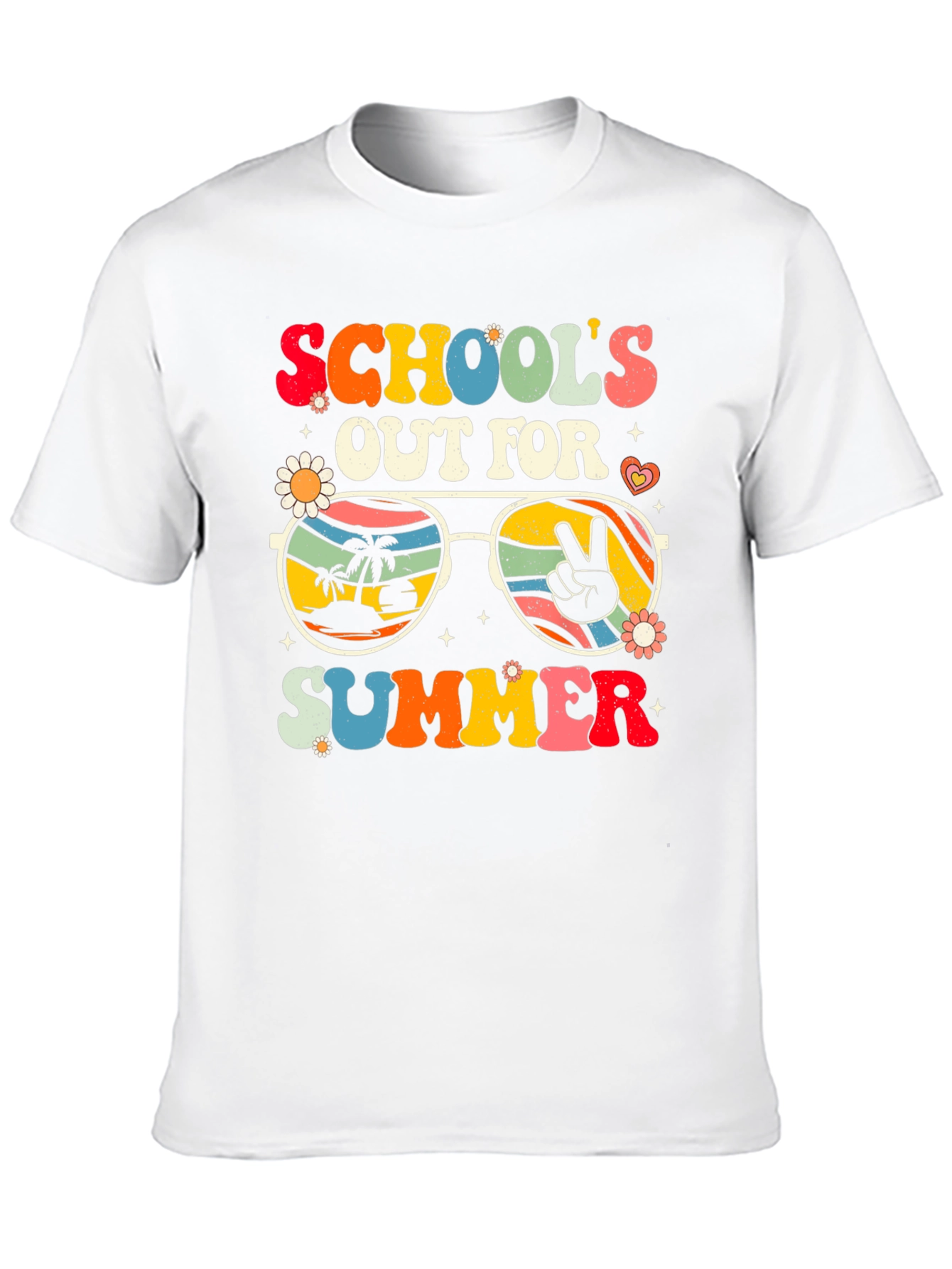 Retro Schools Out For Summer Graphic Tee