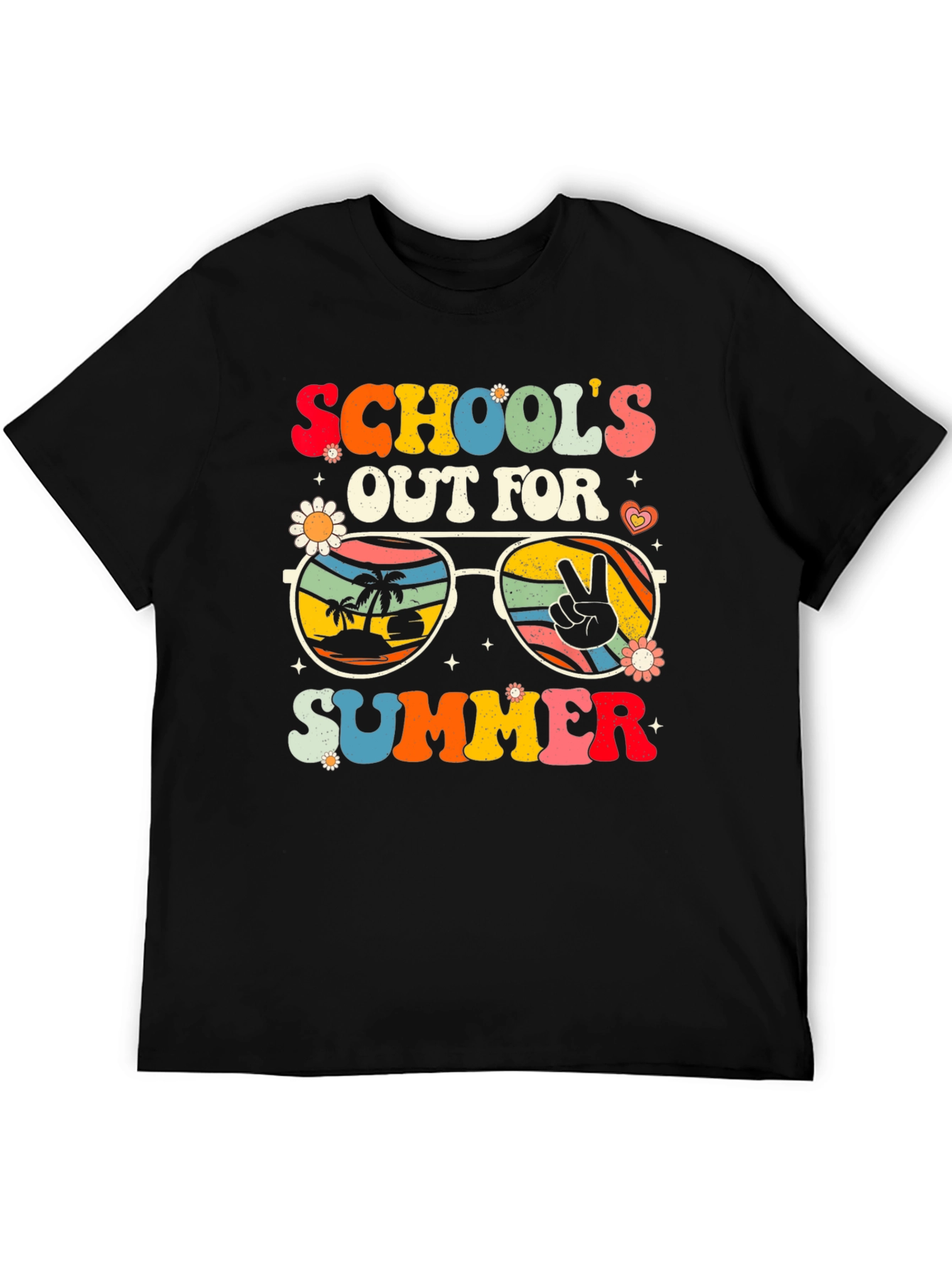 Retro Schools Out For Summer Graphic Tee