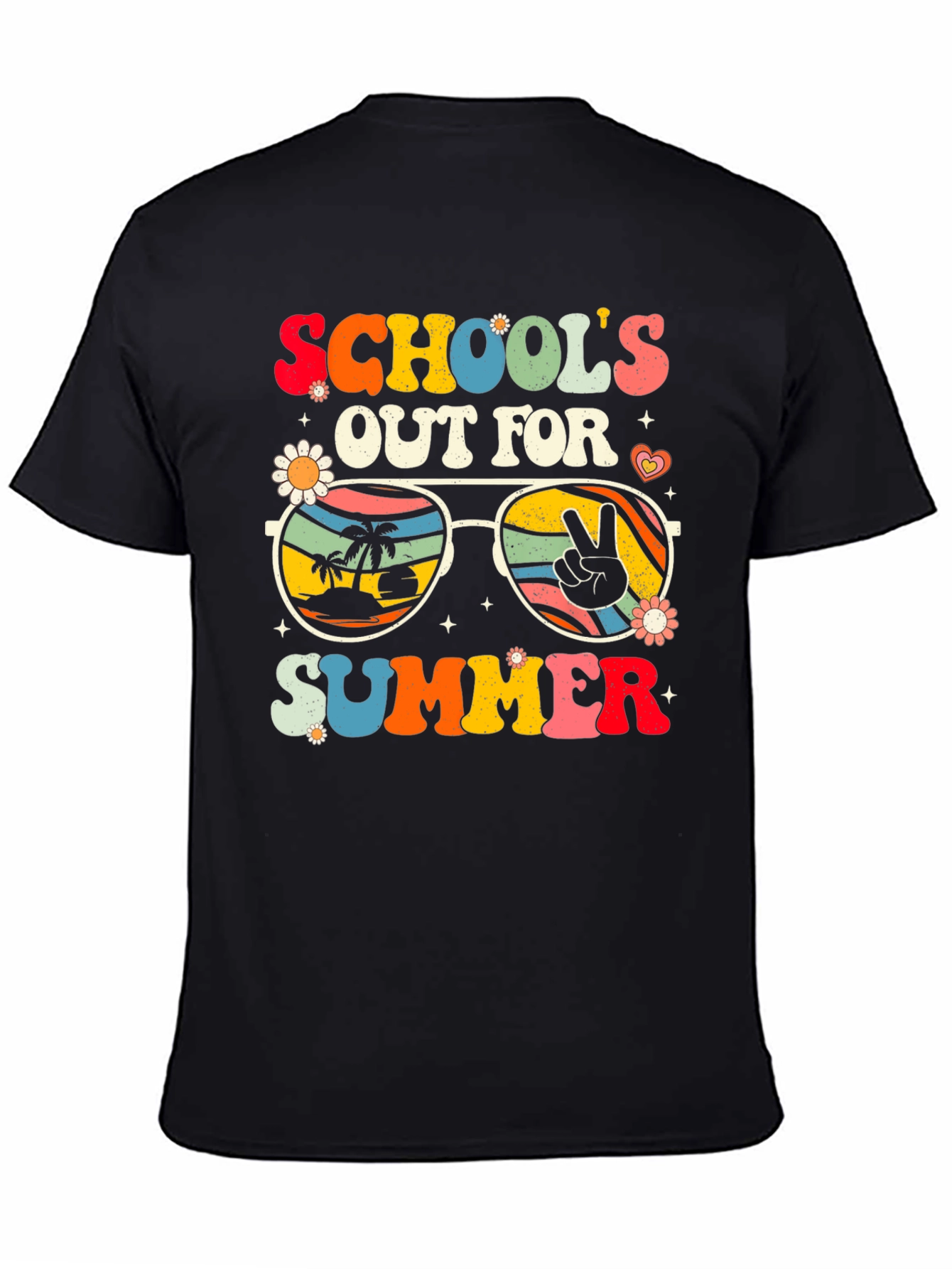 Retro Schools Out For Summer Graphic Tee