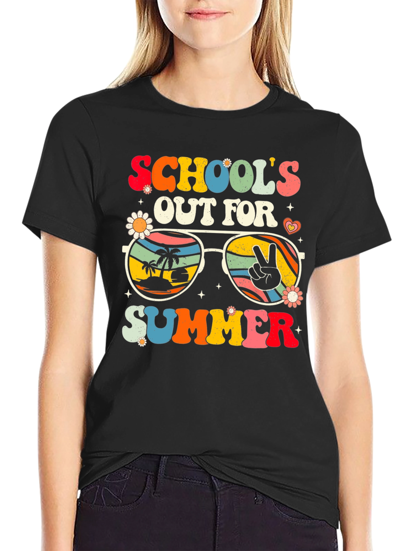 Retro Schools Out For Summer Graphic Tee