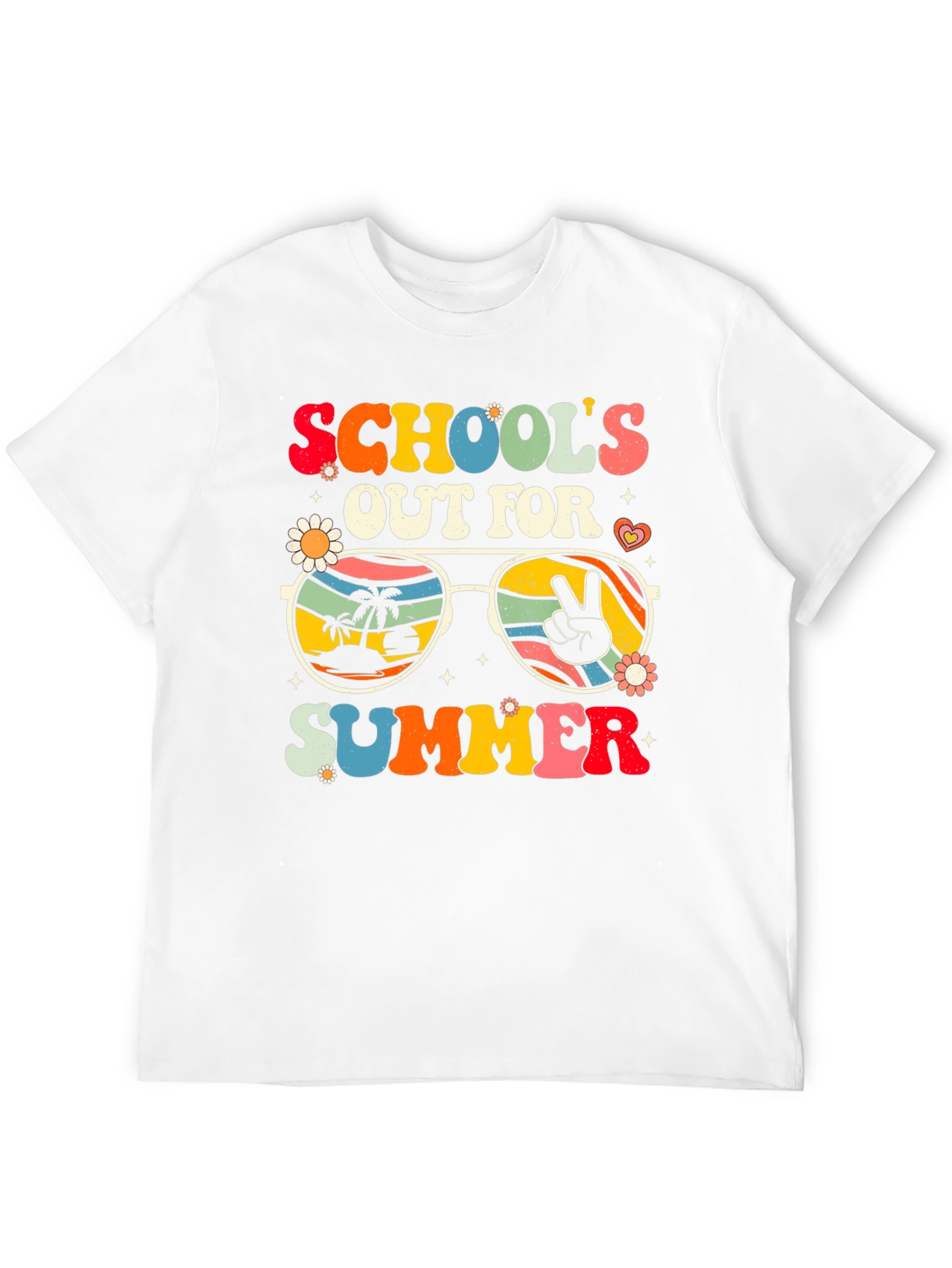 Retro Schools Out For Summer Graphic Tee