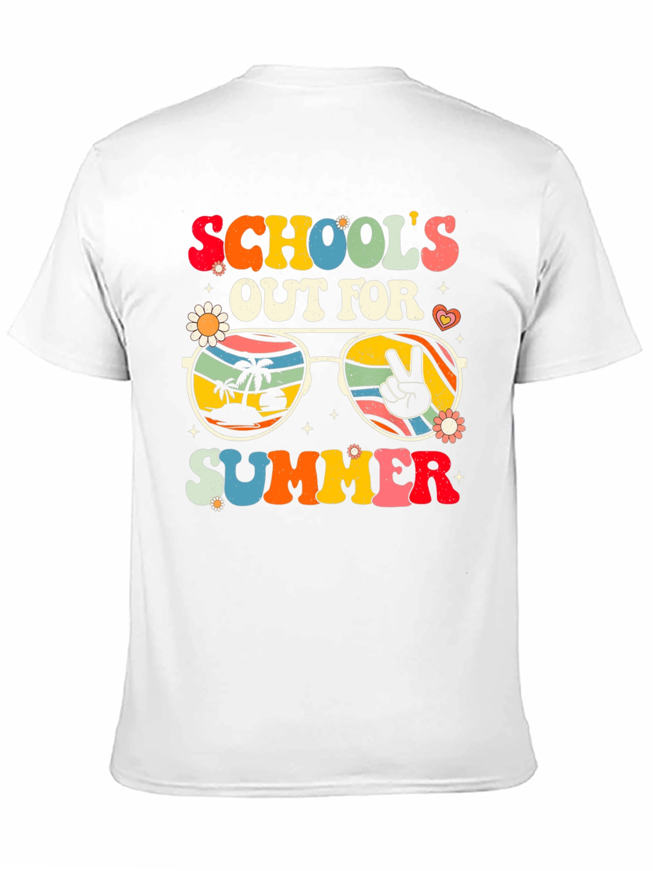 Retro Schools Out For Summer Graphic Tee