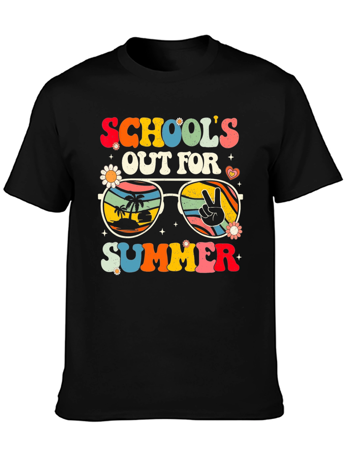 Retro Schools Out For Summer Graphic Tee
