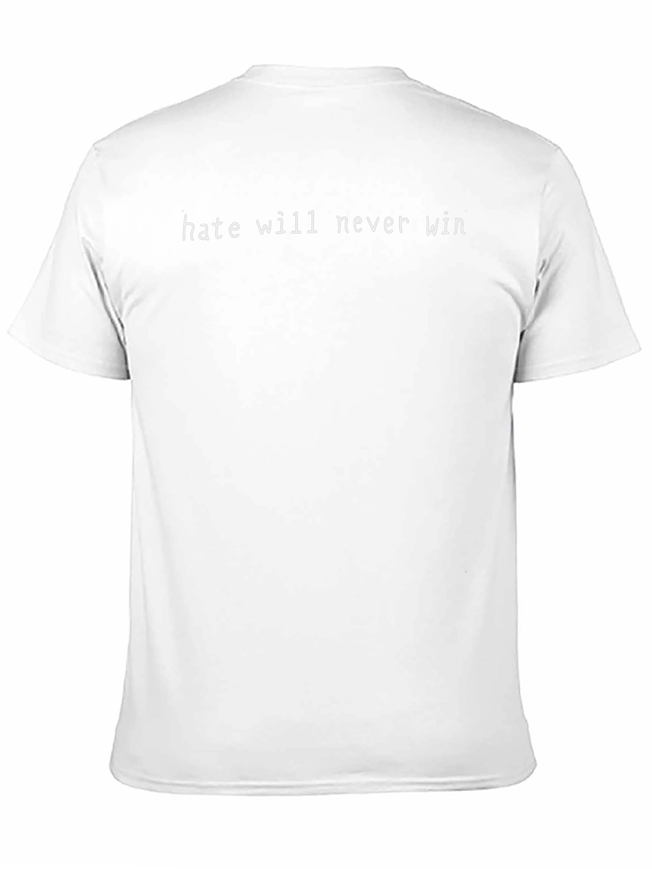 Hate Will Never Win Black Graphic Tee
