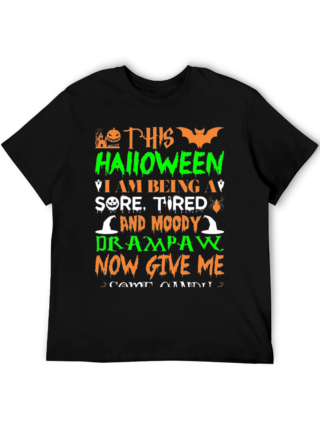 Halloween Sore Tired Drampaw T-Shirt