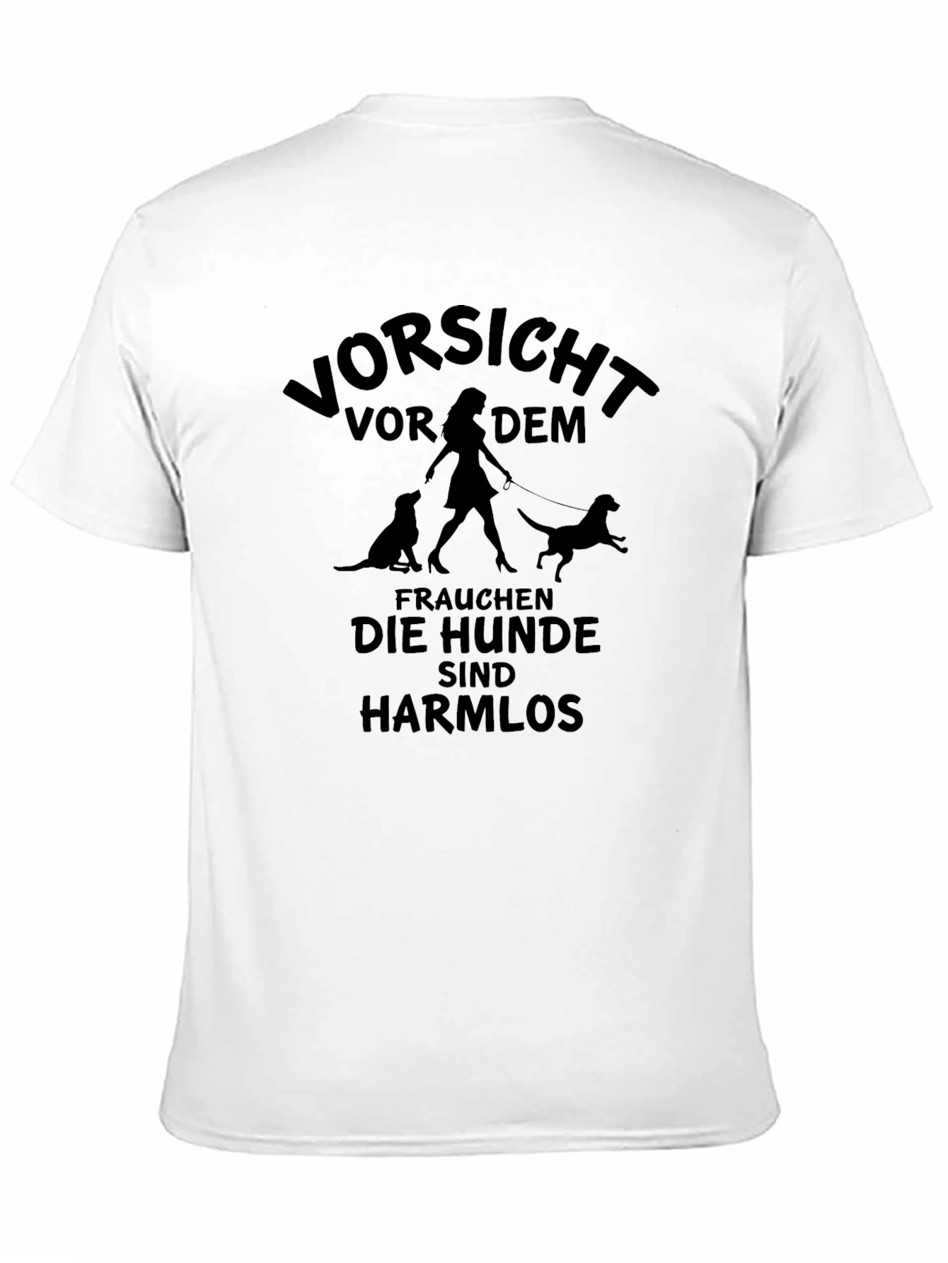 Caution Funny Dog Lover T-Shirt