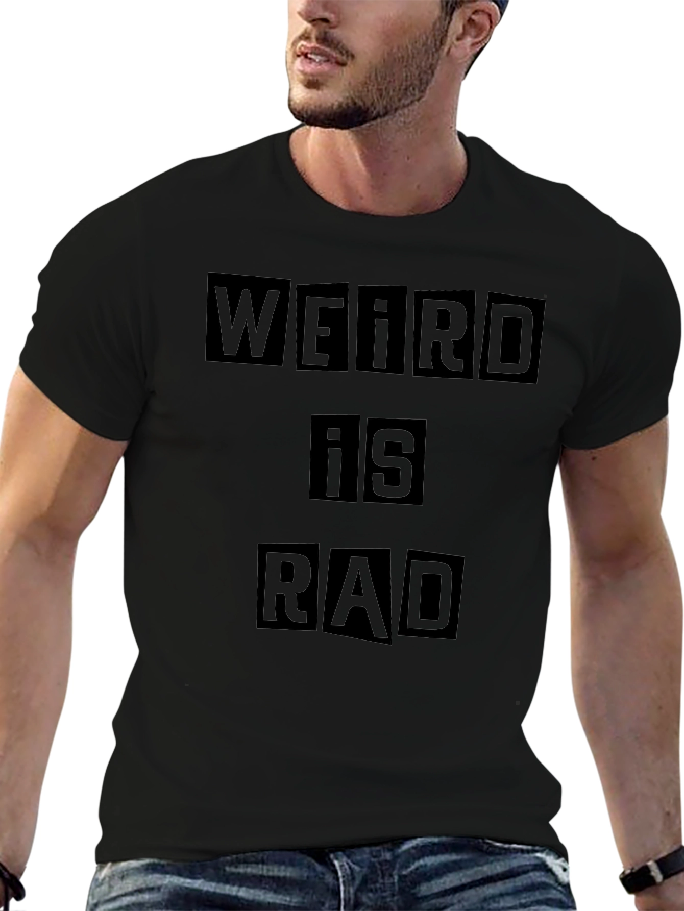 Weird is Rad T-Shirt - Black Graphic Tee