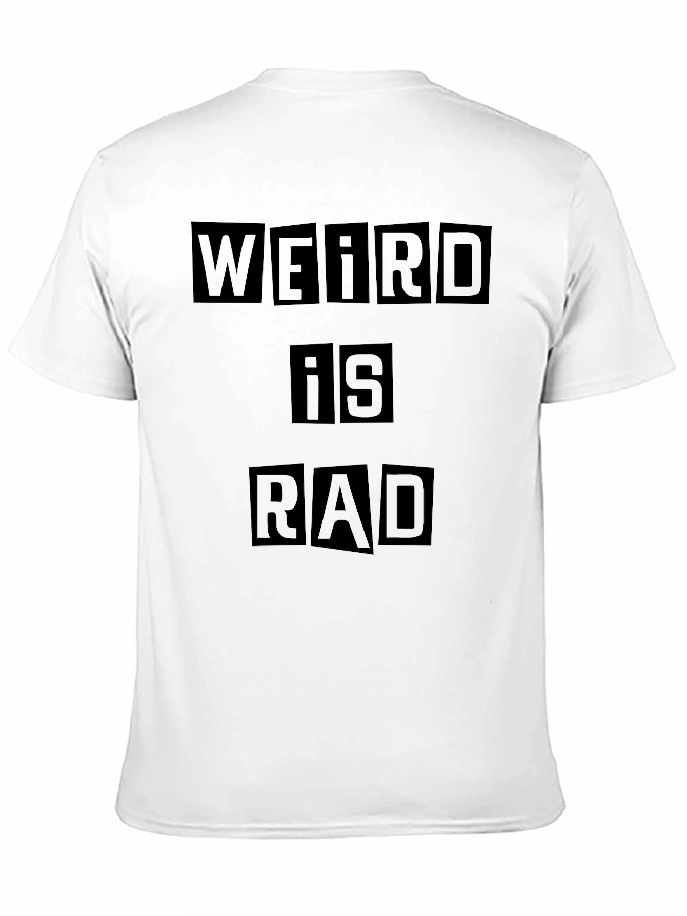 Weird is Rad T-Shirt - Black Graphic Tee