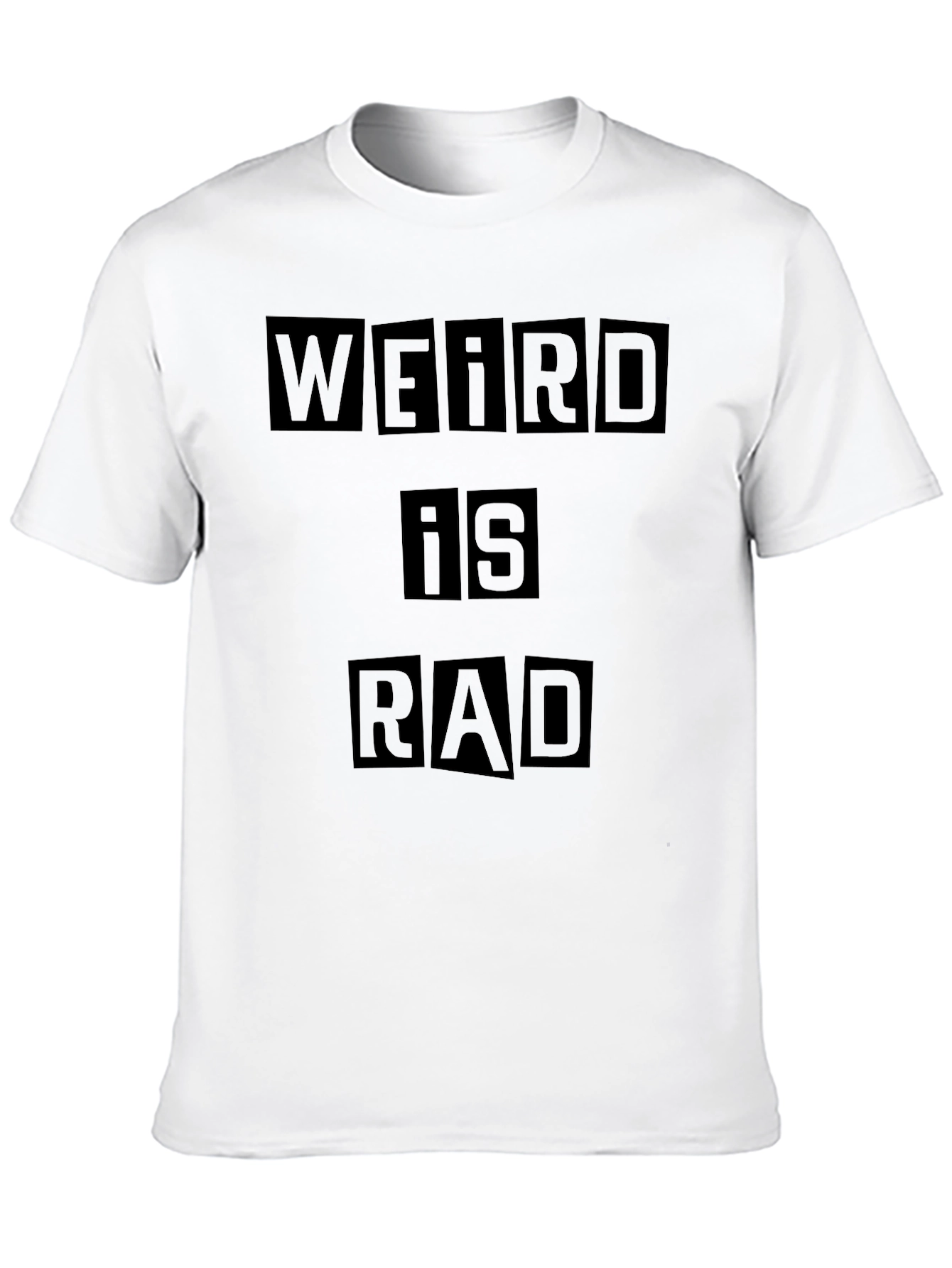 Weird is Rad T-Shirt - Black Graphic Tee