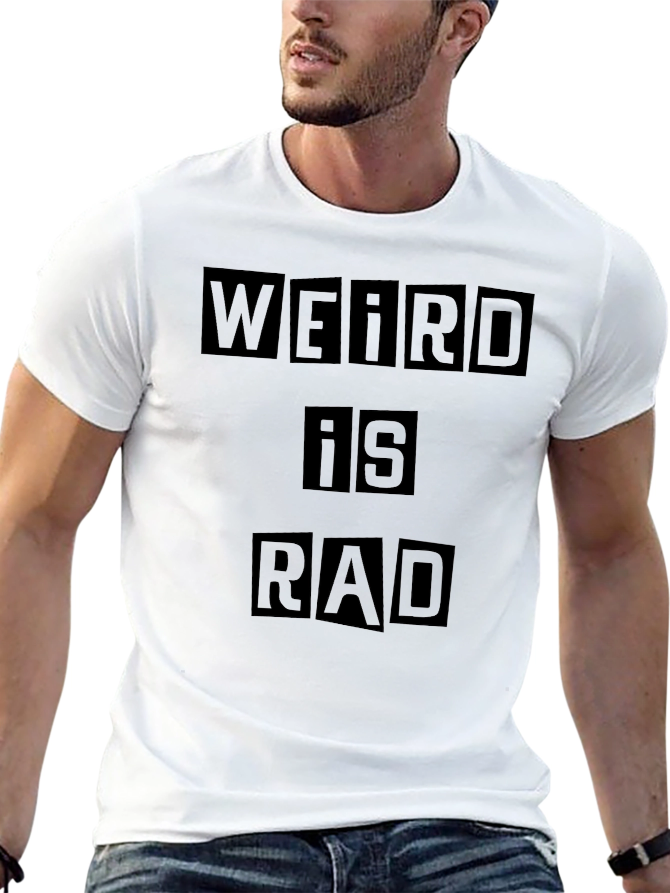 Weird is Rad T-Shirt - Black Graphic Tee