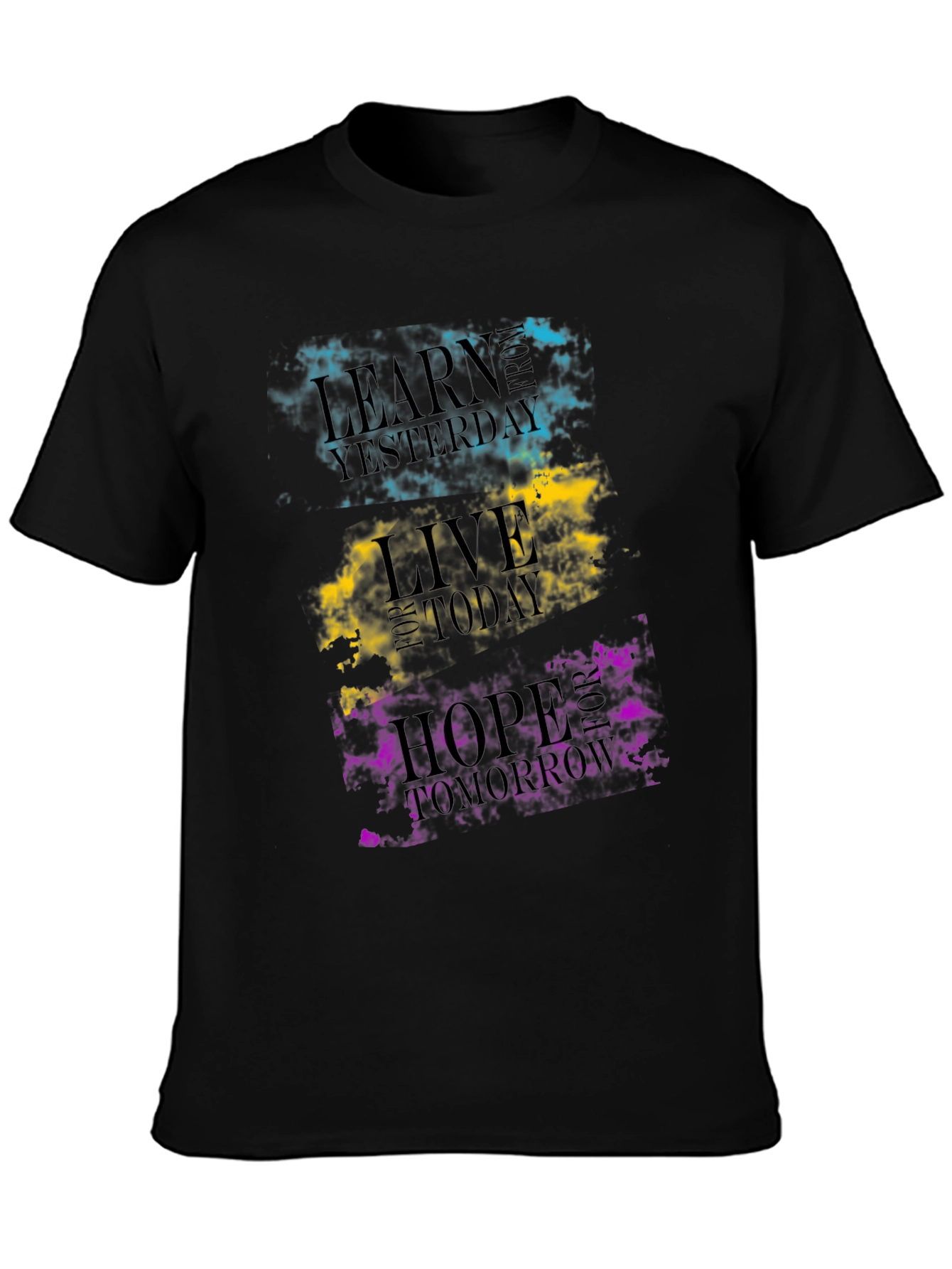 Inspirational Graphic T-Shirt - Learn Live Hope