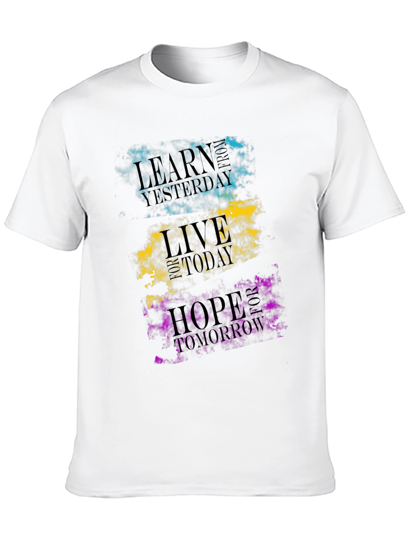 Inspirational Graphic T-Shirt - Learn Live Hope