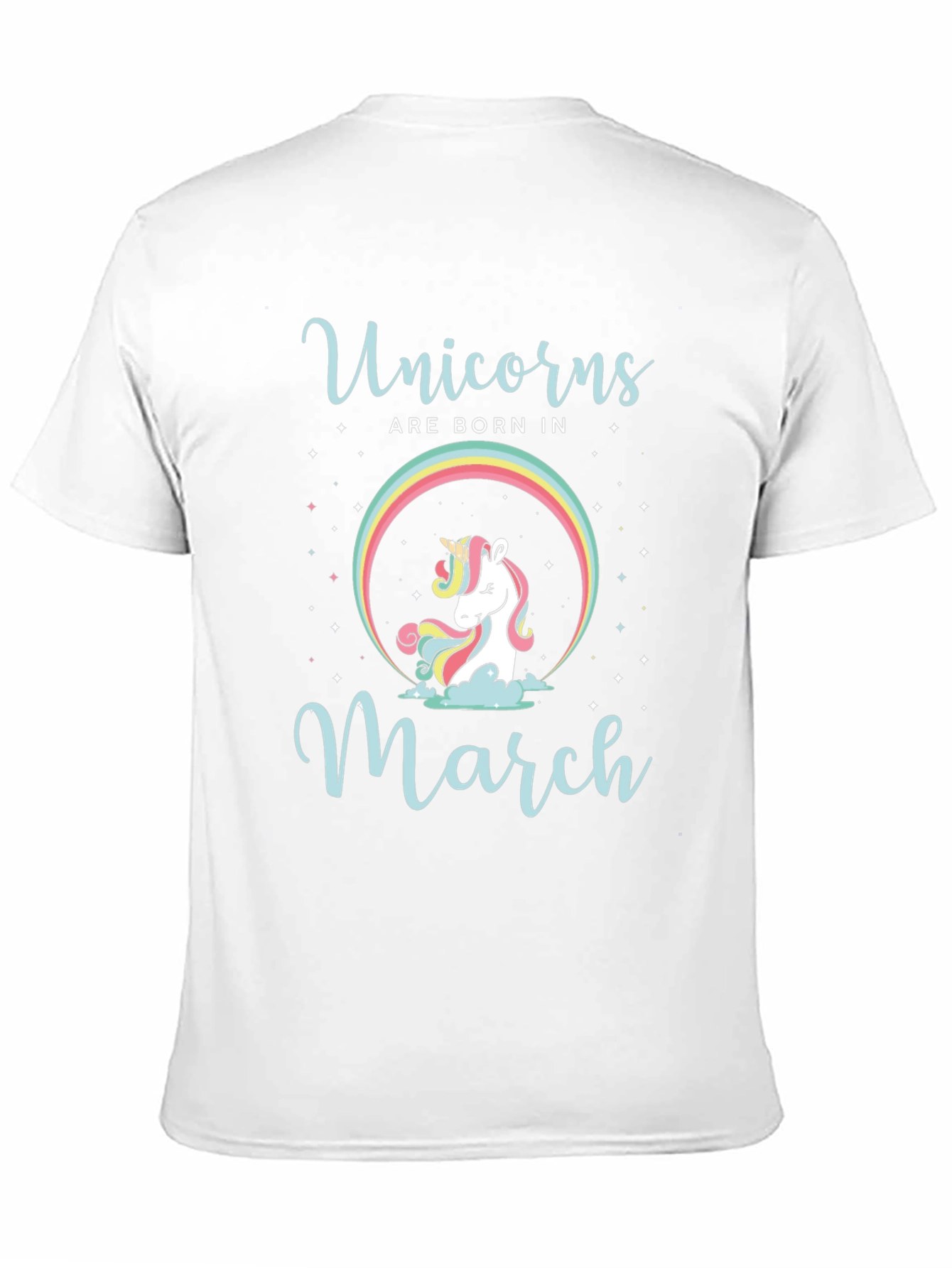 Unicorns Born in March T-Shirt