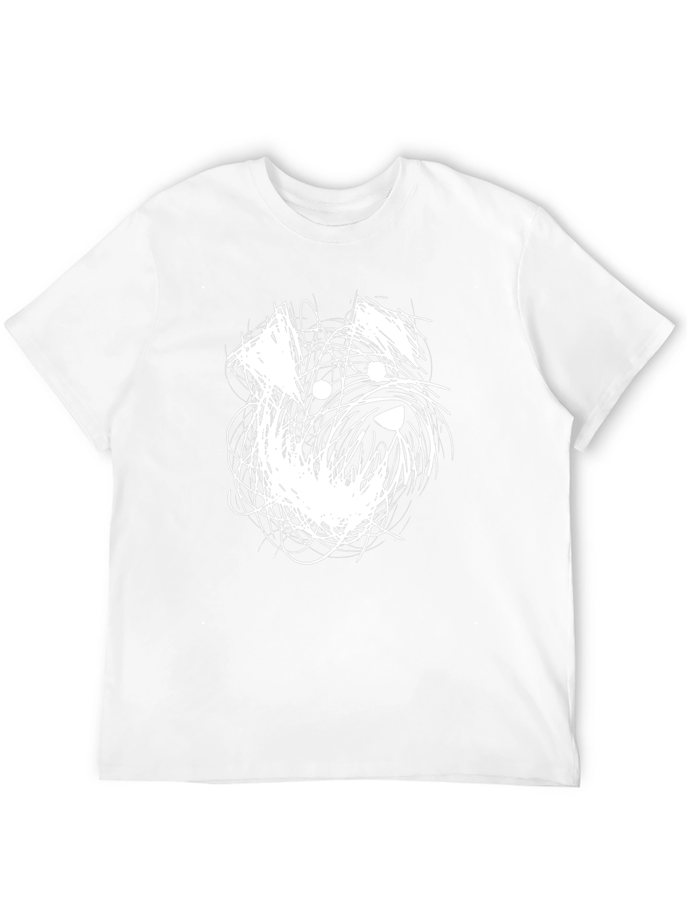 Abstract Schnauzer Dog Graphic T-Shirt
