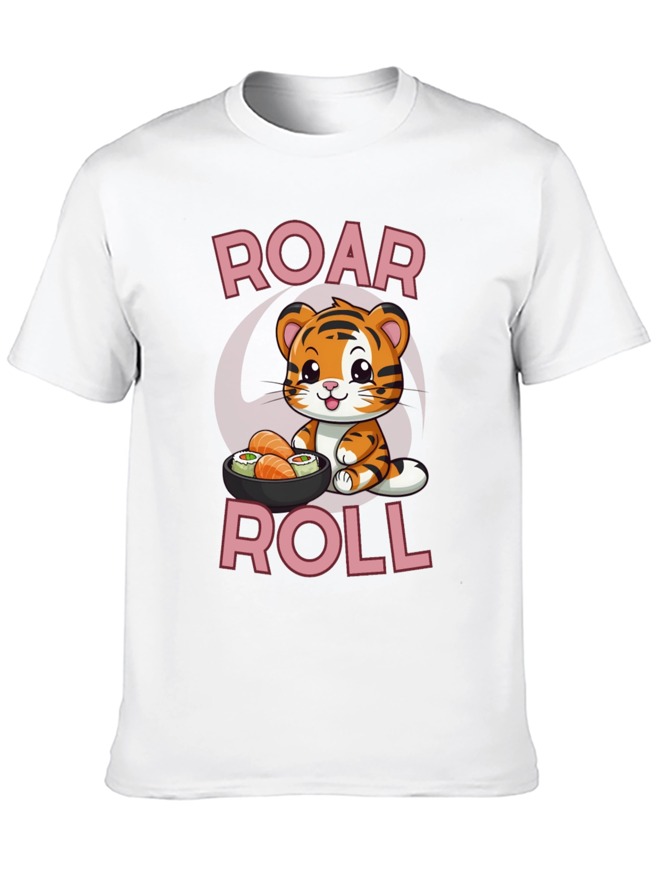 Roar Roll Sushi Tiger T-Shirt