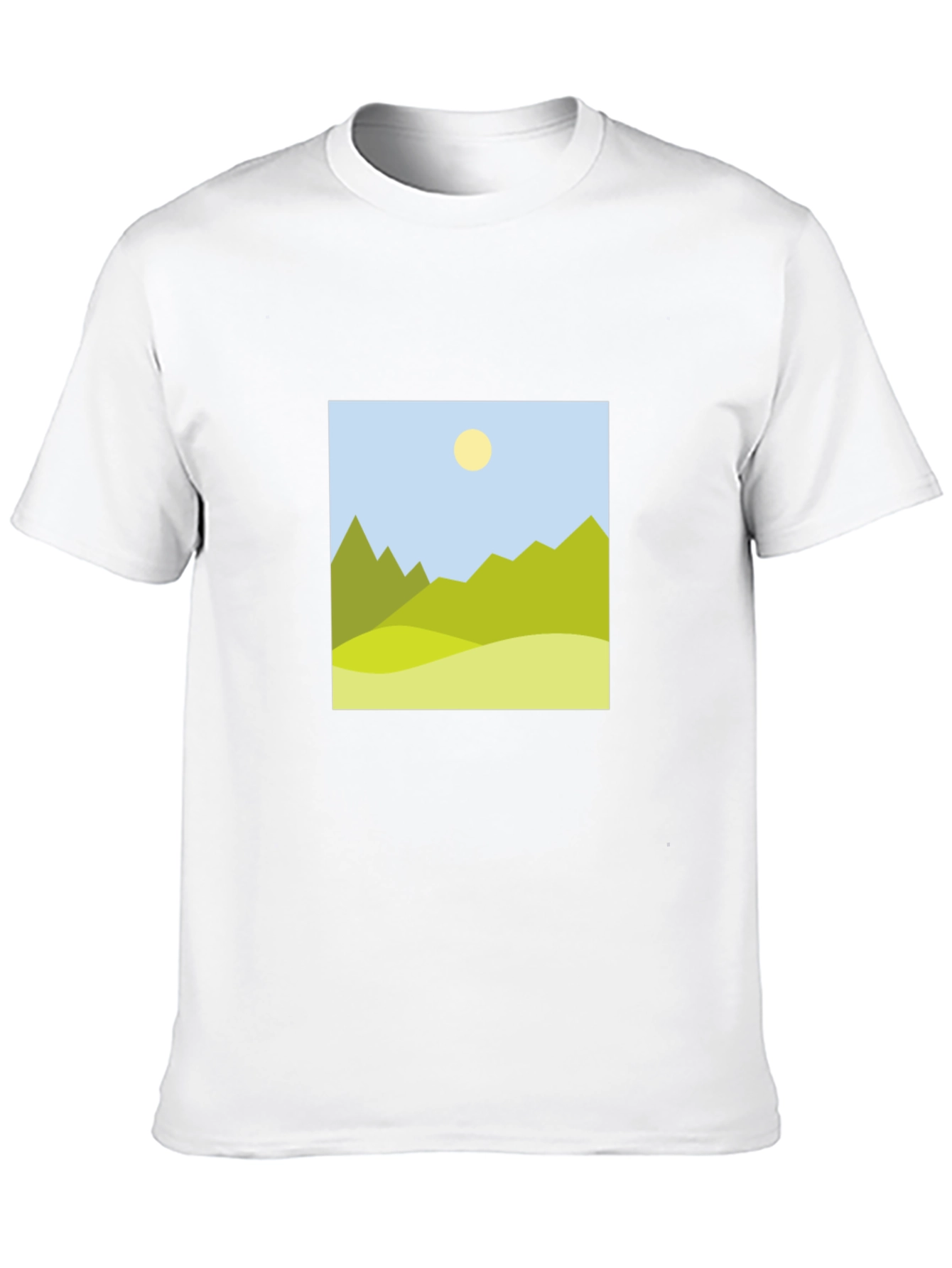 Mountain View Graphic Black T-Shirt