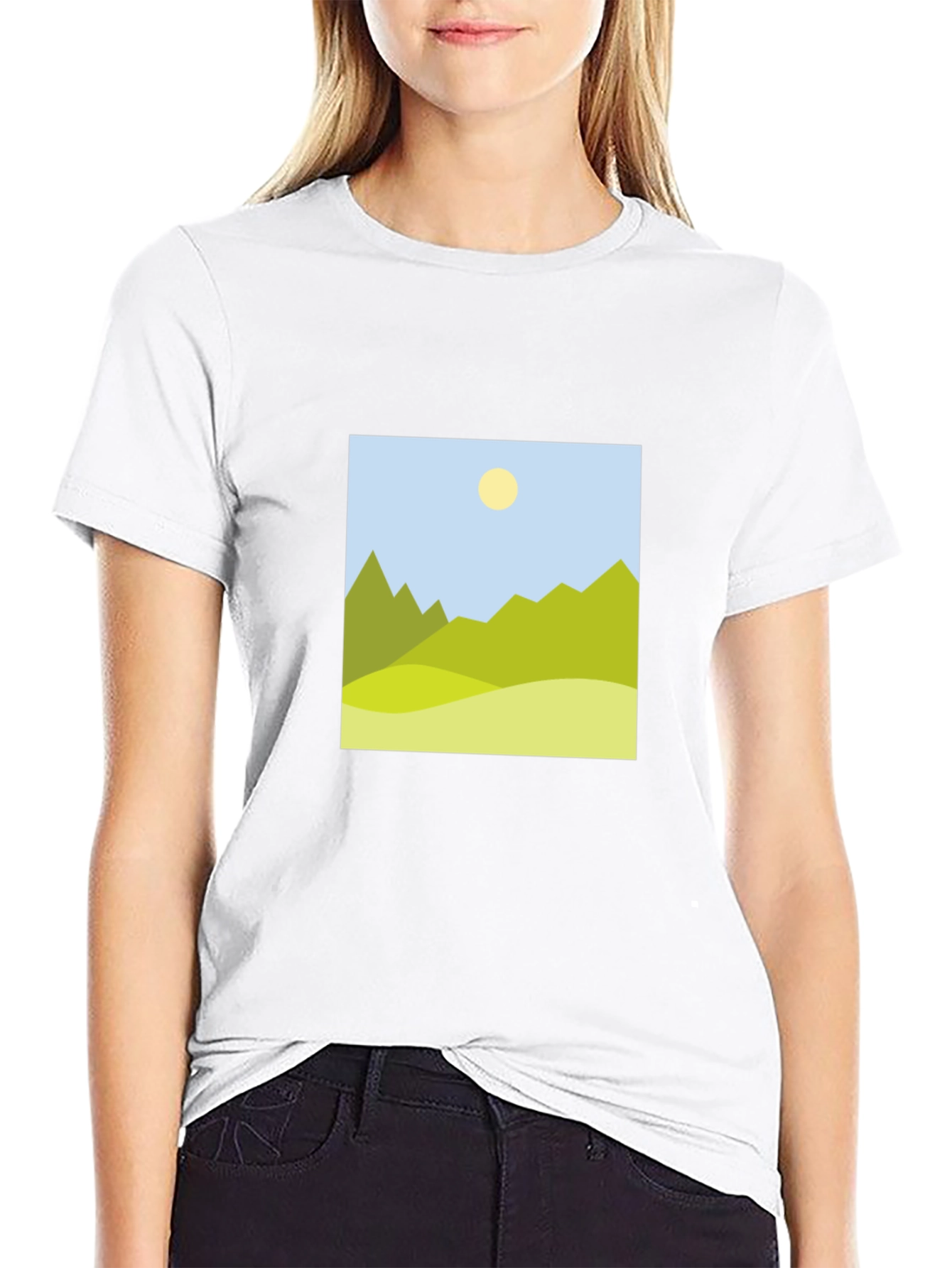 Mountain View Graphic Black T-Shirt