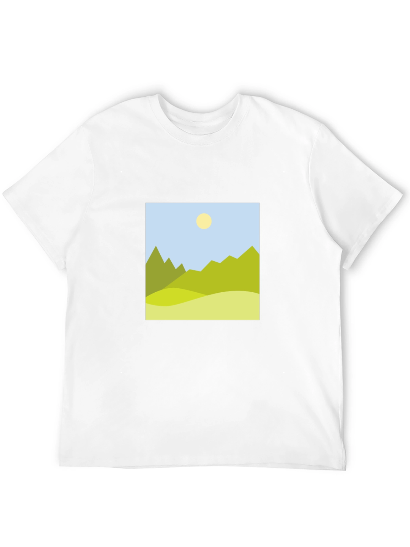 Mountain View Graphic Black T-Shirt