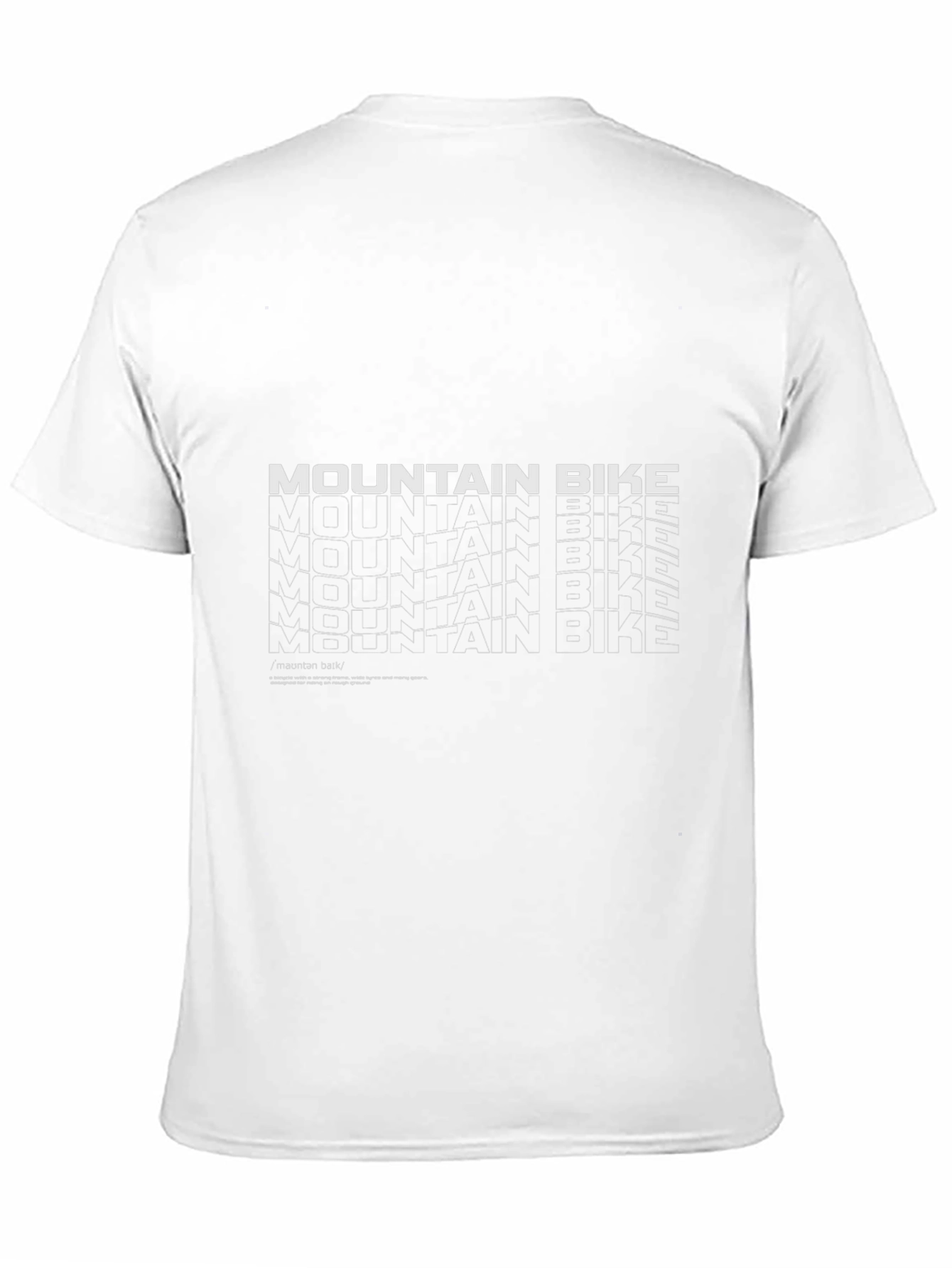 Mountain Bike Graphic Tee - Black