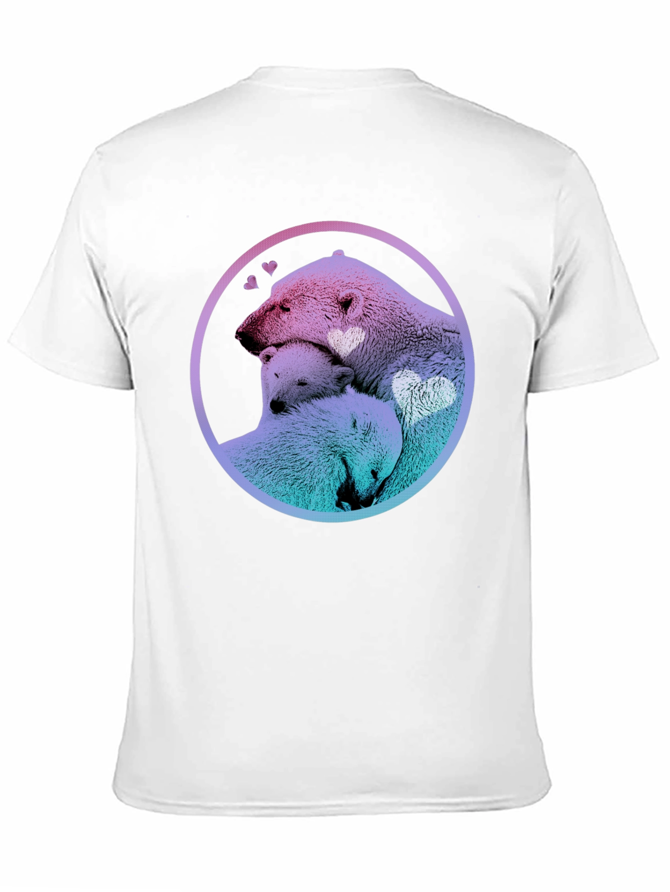 Polar Bear Family Tee - A Heartwarming Design