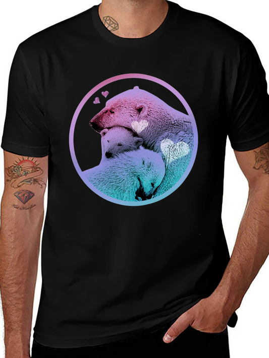 Polar Bear Family Tee - A Heartwarming Design