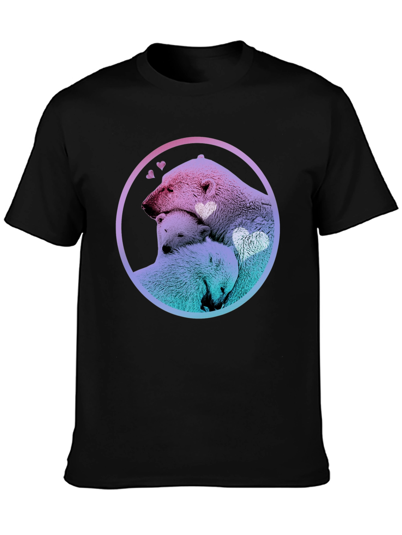 Polar Bear Family Tee - A Heartwarming Design