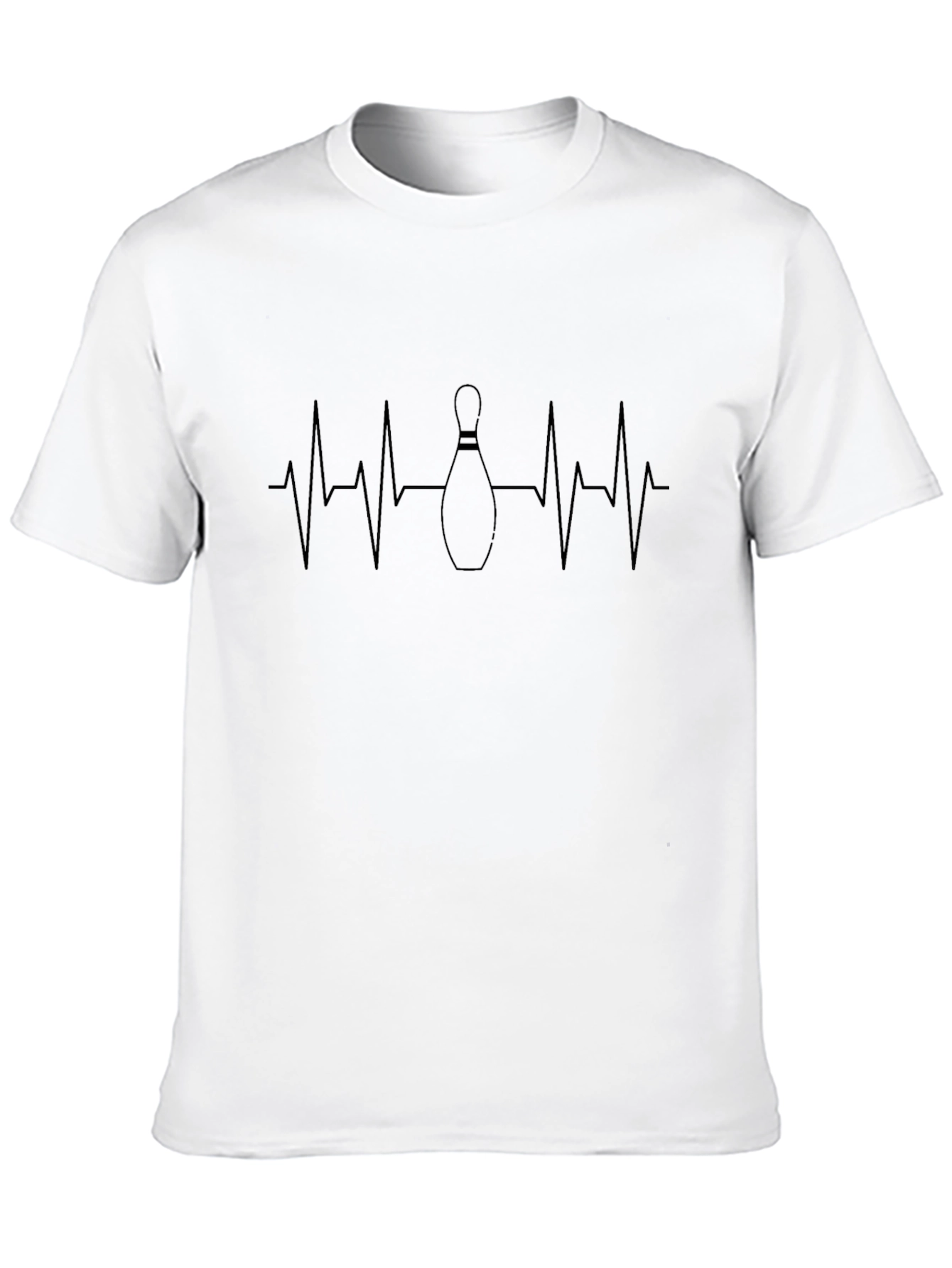 Bowling Heartbeat T-Shirt - Strike Your Style!