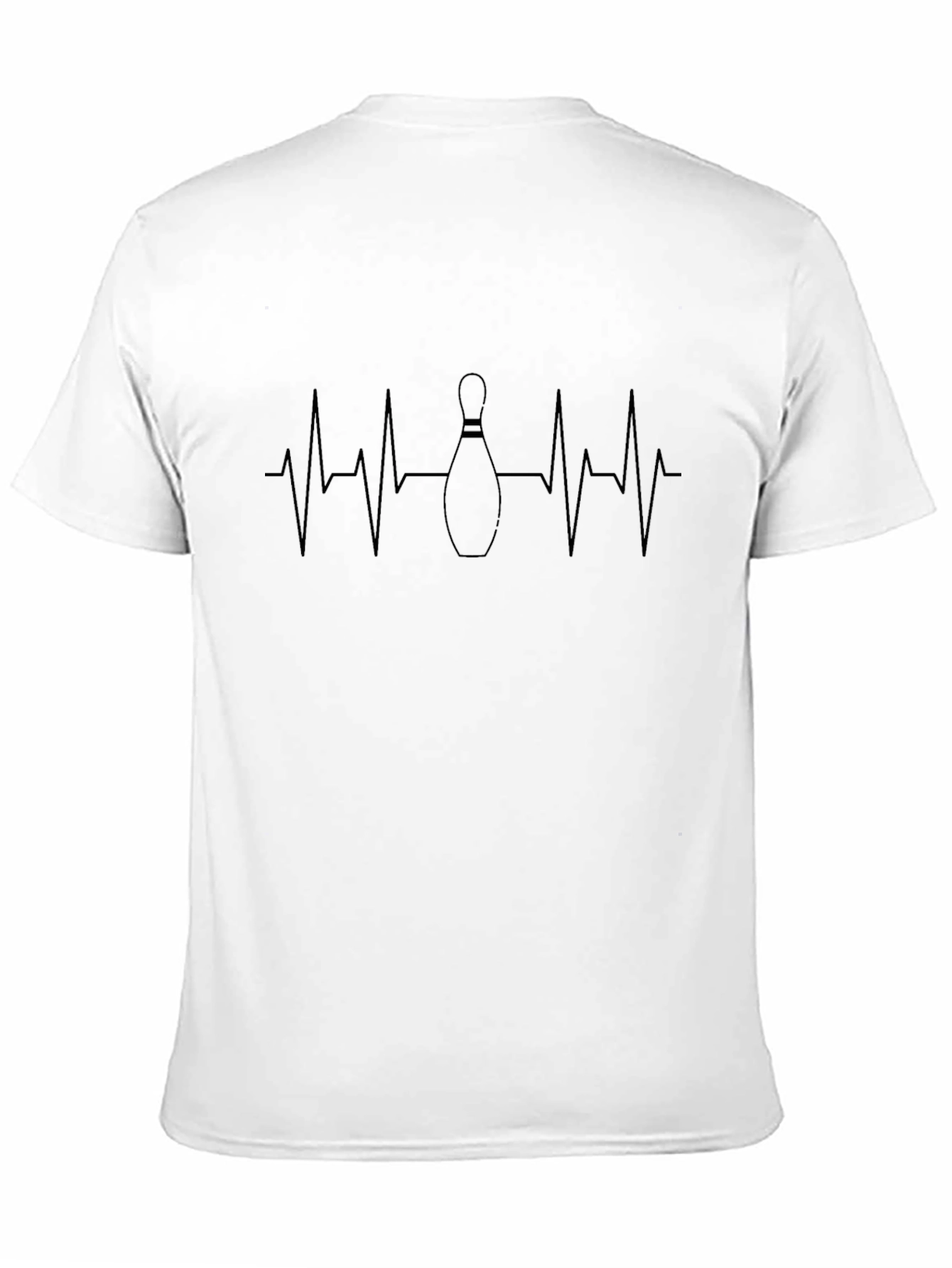 Bowling Heartbeat T-Shirt - Strike Your Style!