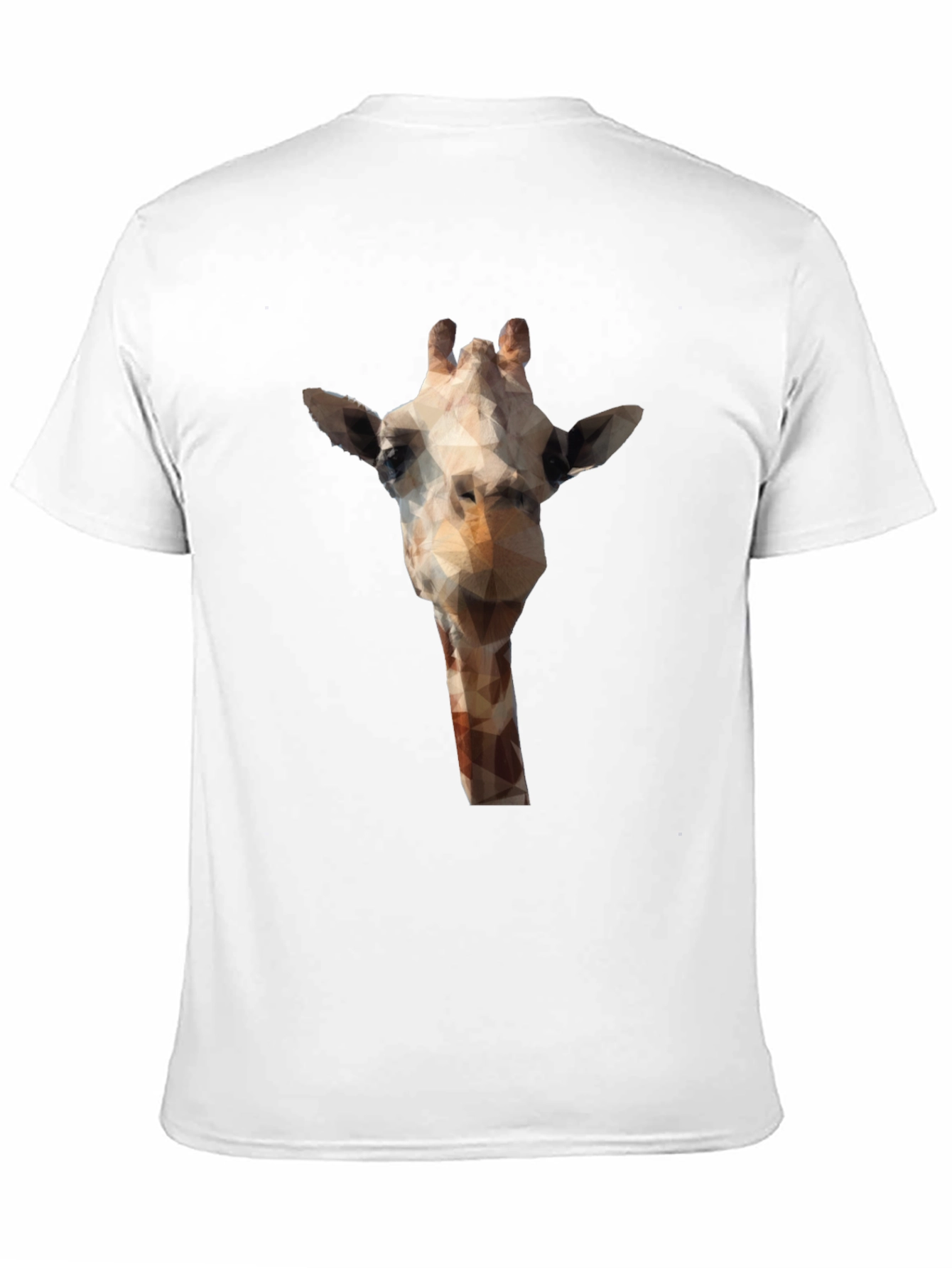 Geometric Giraffe T-Shirt - Modern Animal Print Tee