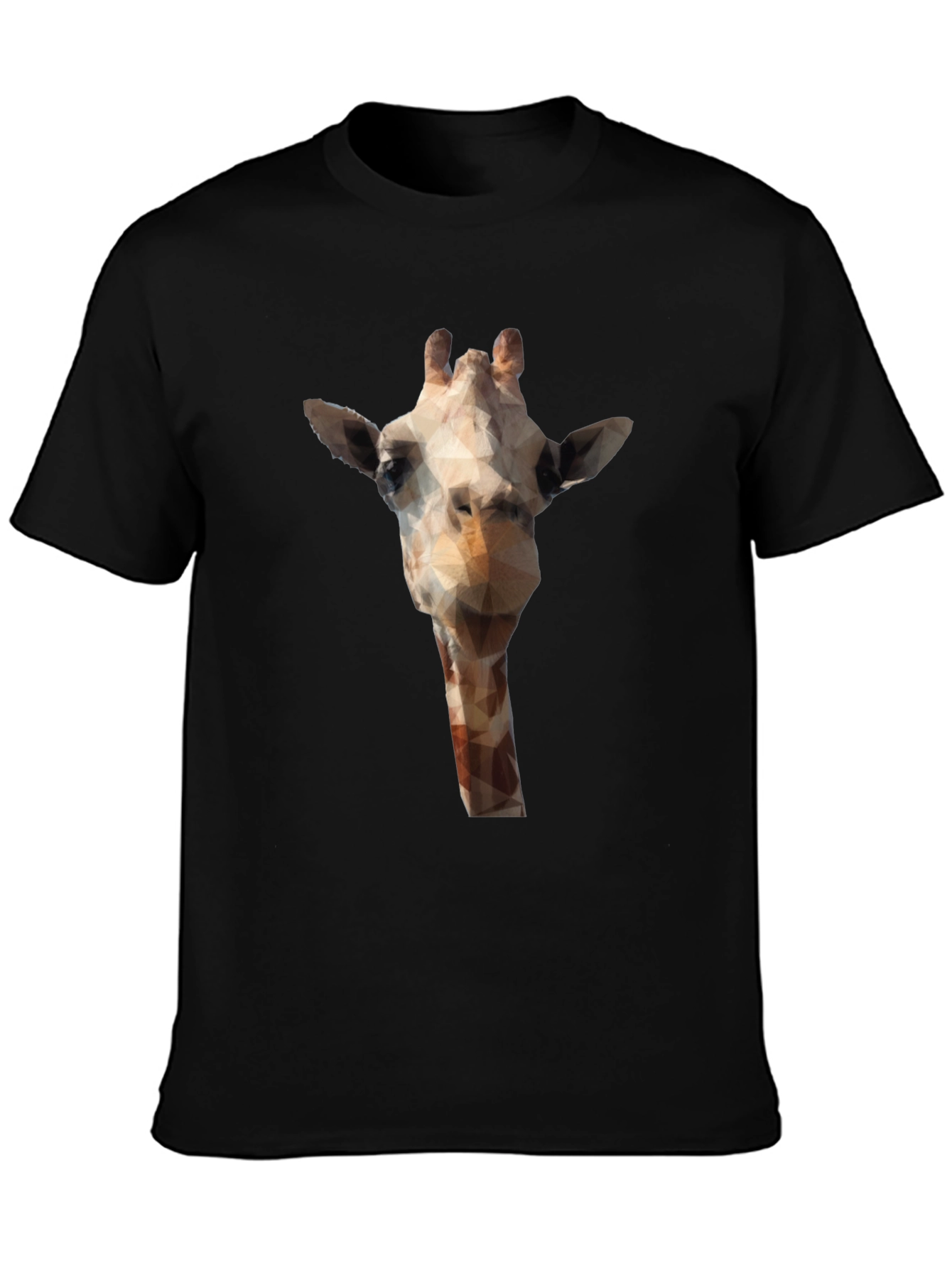 Geometric Giraffe T-Shirt - Modern Animal Print Tee
