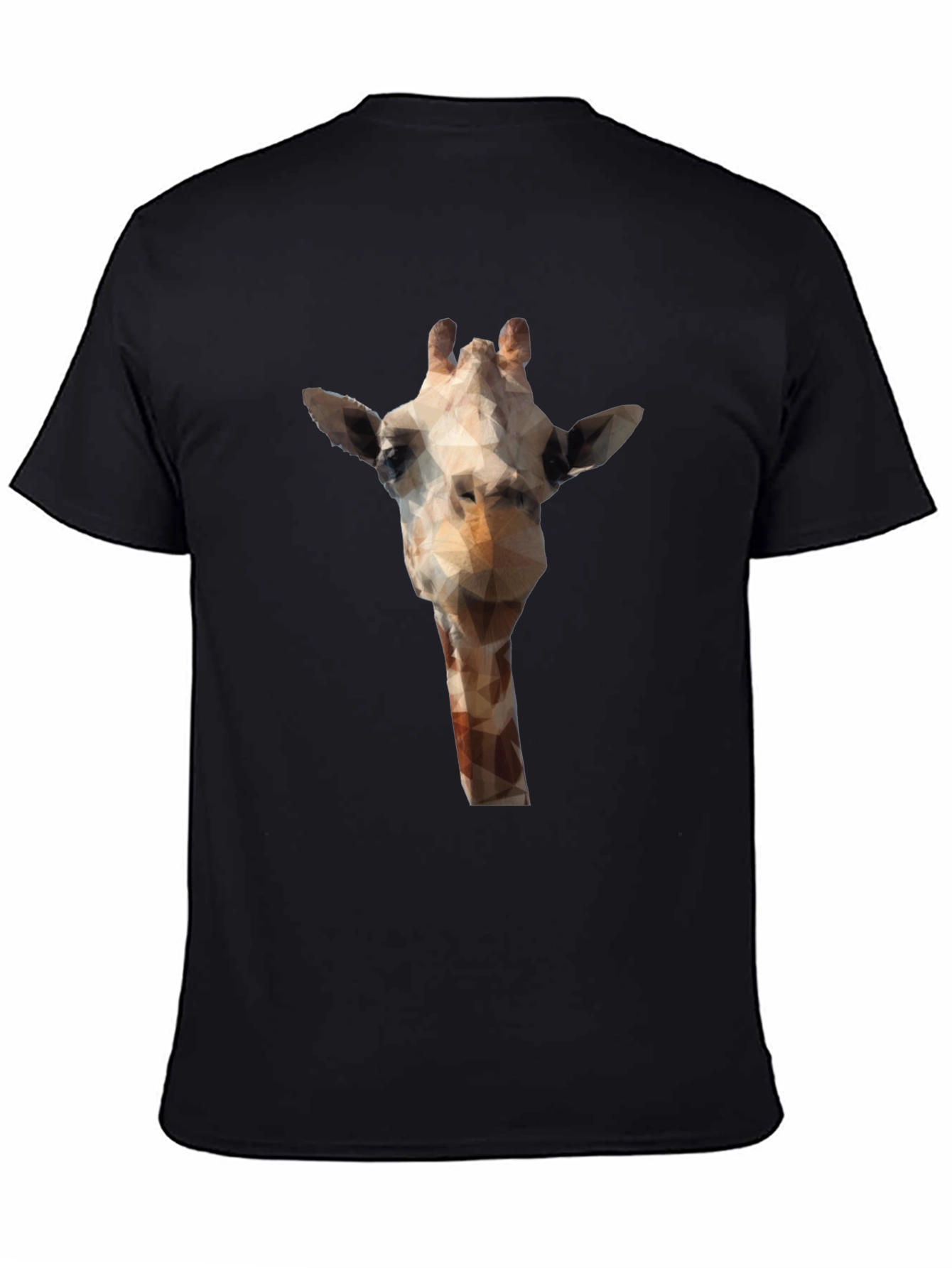 Geometric Giraffe T-Shirt - Modern Animal Print Tee
